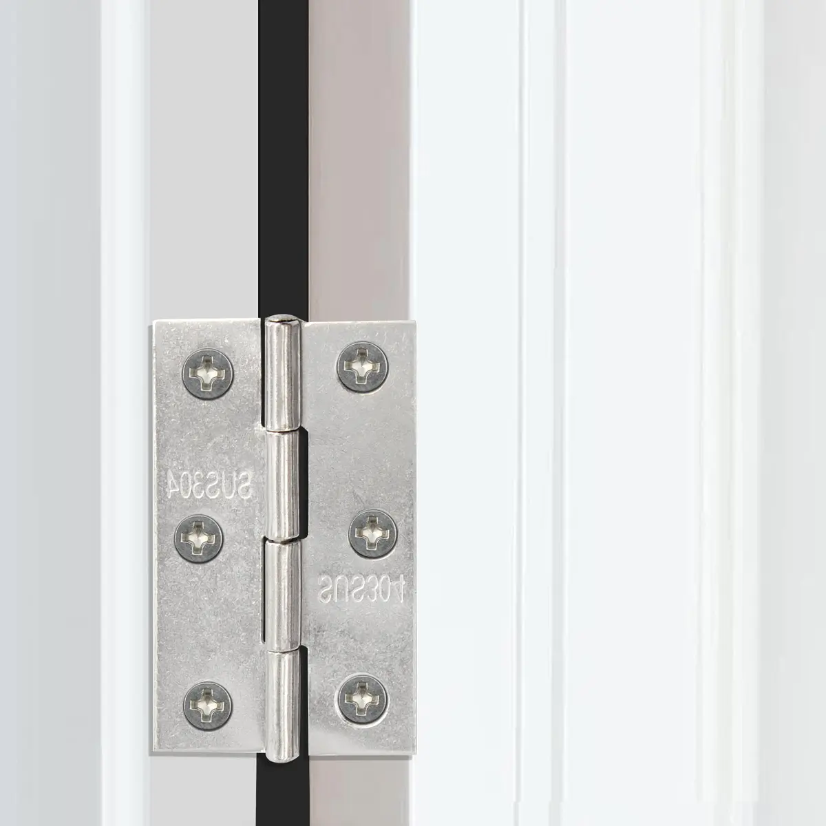 Adyoney 20Pcs 304 Stainless Steel Flat Hinges 55x34x4.4mm (2.17x1.34x0.17inch) | Pack of 20 with 120 Screws - view 5