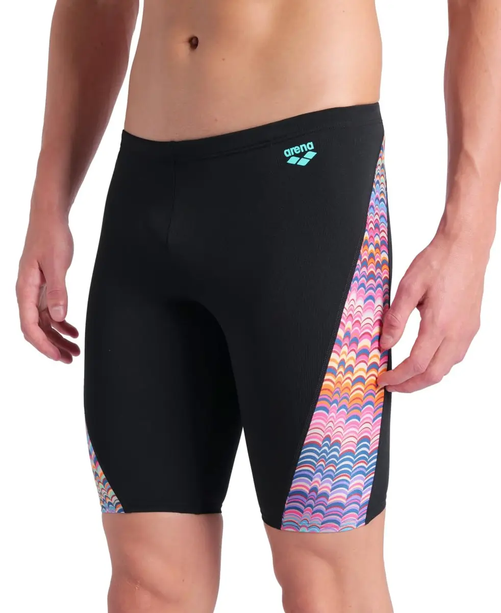 ARENA Performance Men's Ondulation Swim Jammer MaxLife Athletic Swimwear US Size 22 | Chlorine-Resistant, UV Protected, Quick-Drying - view 3