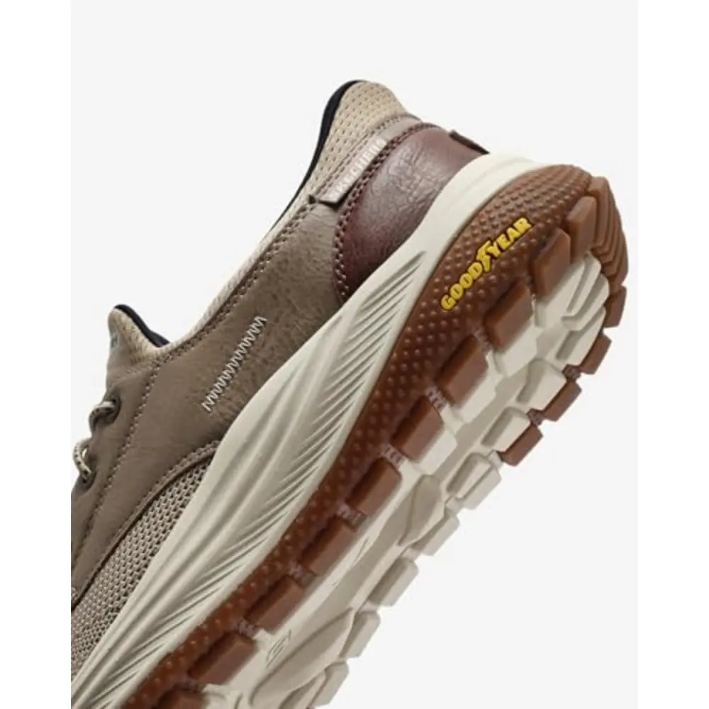 Skechers Men's Meroe - Alden Bungee Lace Slip-ins Taupe 27.5cm (US 9.5, Medium) | Breathable Casual Comfort - view 2