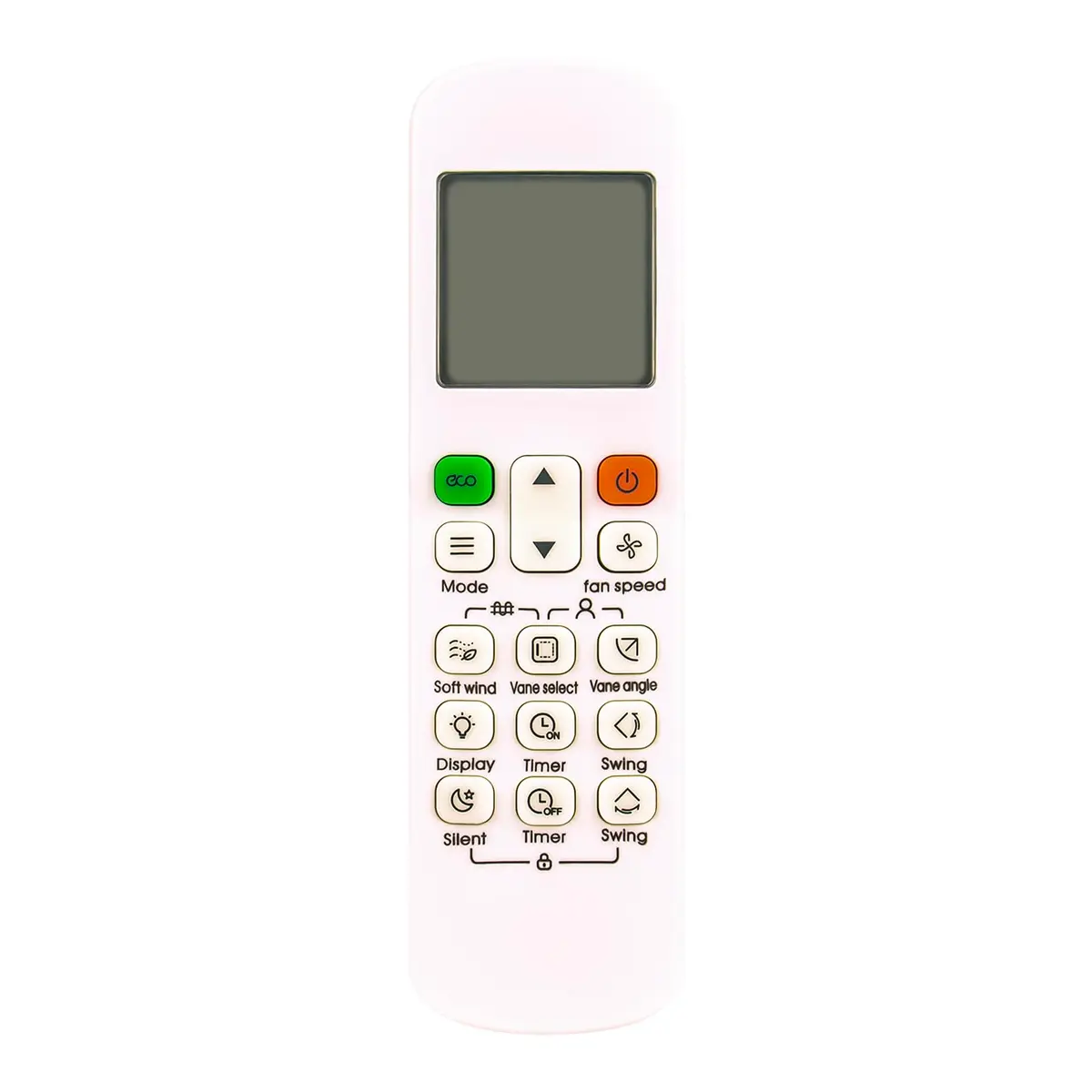 Beyution RM12F Replacement Air Conditioning Remote Control | Infrared, 10m Range - main product image