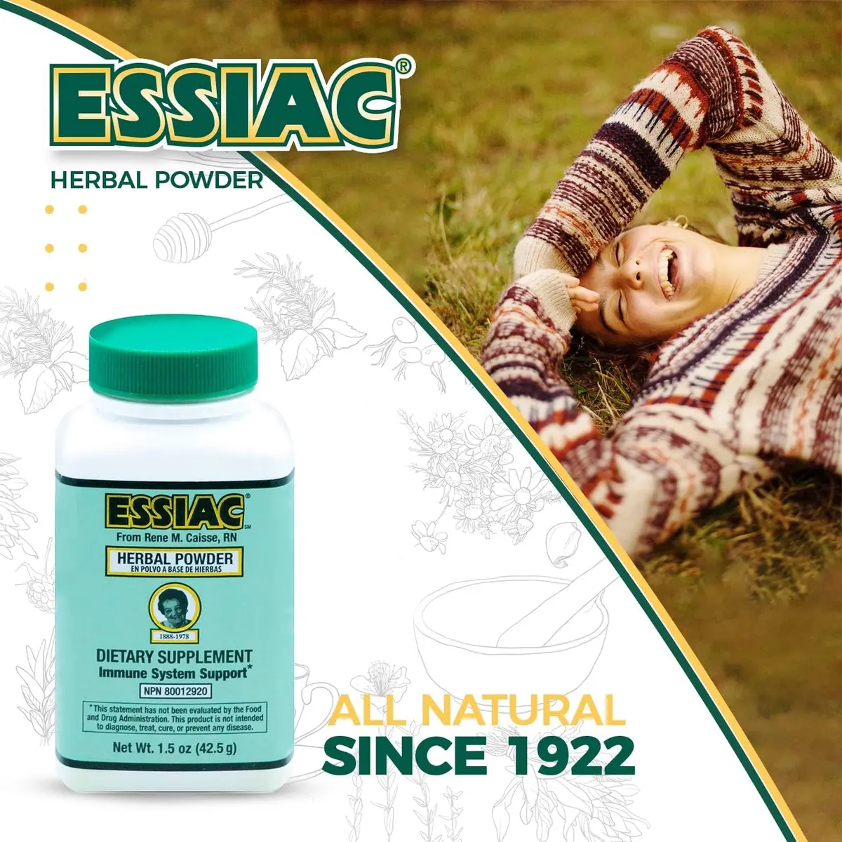 Essiac Herbal Tea Powder 1.5 oz | Powerful Antioxidant Support for Overall Health - view 5