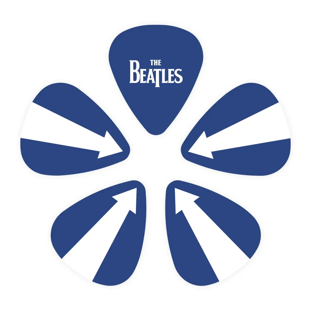 D'Addario Beatles 1964 Tour Ed Sullivan Stage Medium Guitar Picks (10-Pack) - view 2