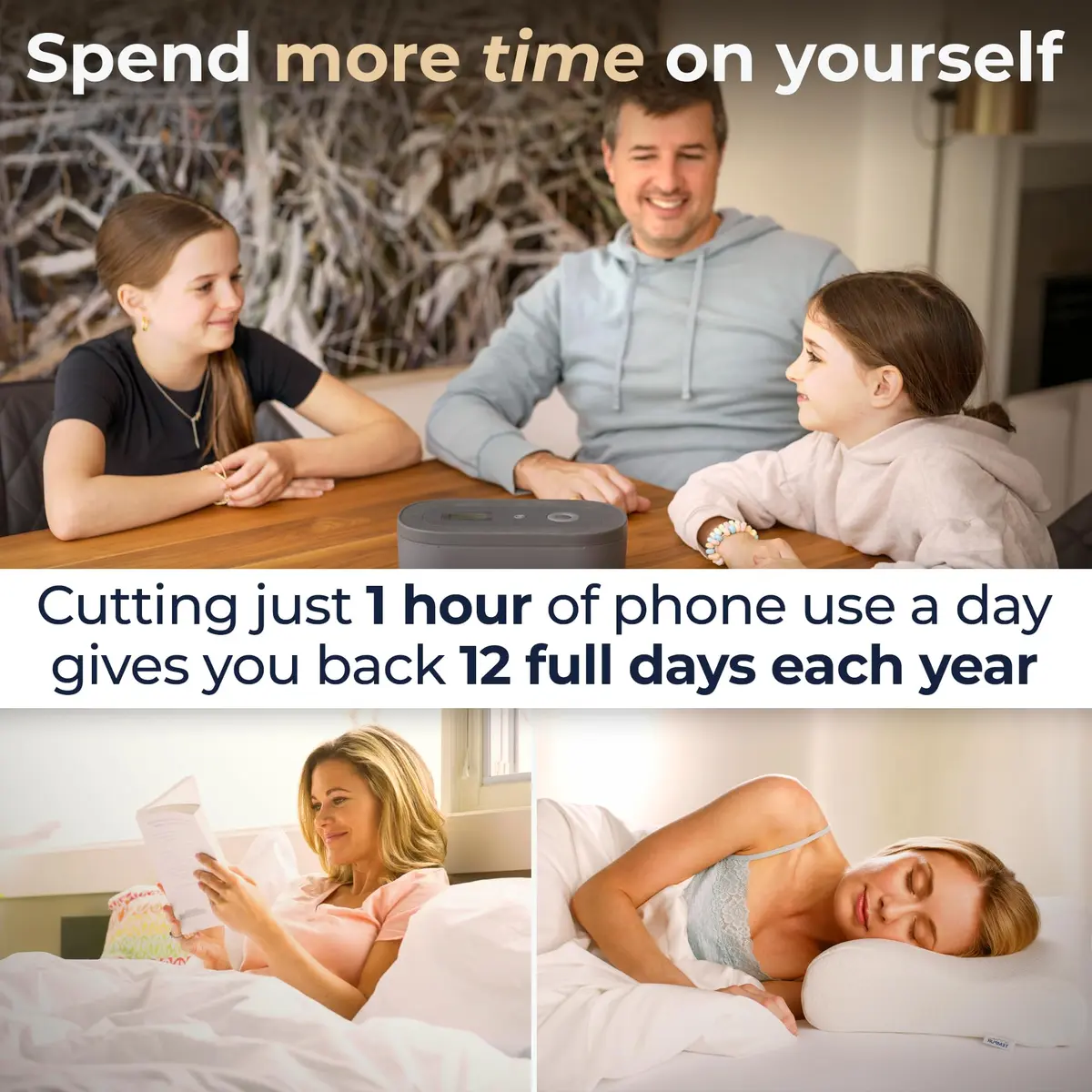 Mindsight Timed Lock Box | Unplug from Phones, Video Games, Social Media | 3 Modes | Easy to Use | Out of Sight ~ Out of Mind | Boost Your Mental Wellness - view 6