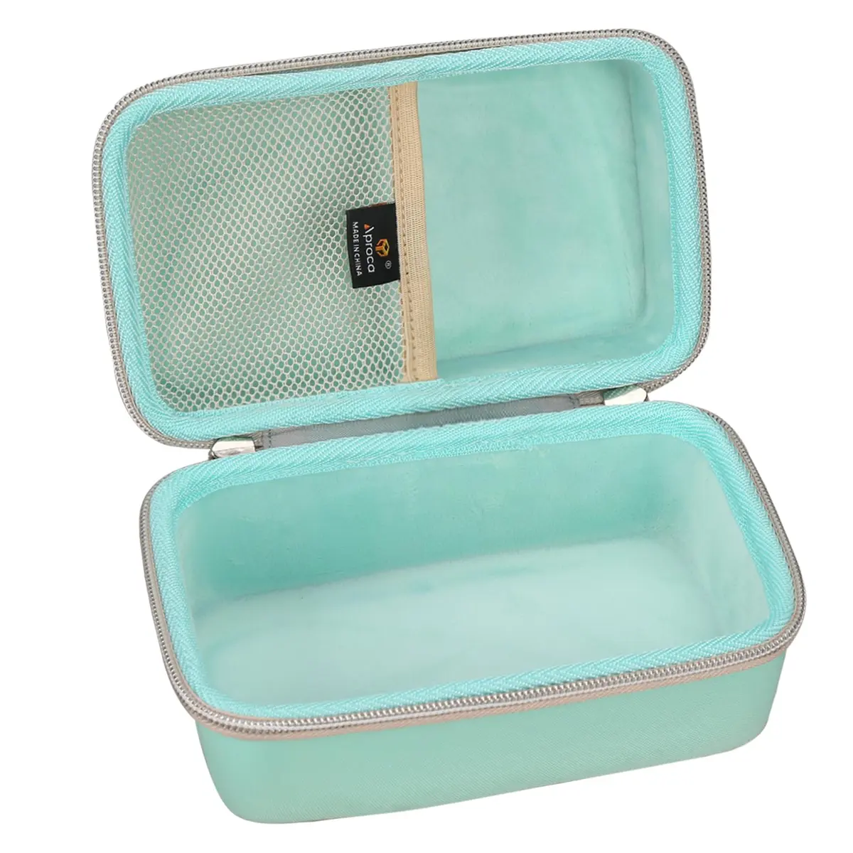 Aproca Case for Newbealer Travel Iron Mini Dry Iron -Green | Portable Hard Storage with Mesh Pocket - view 2