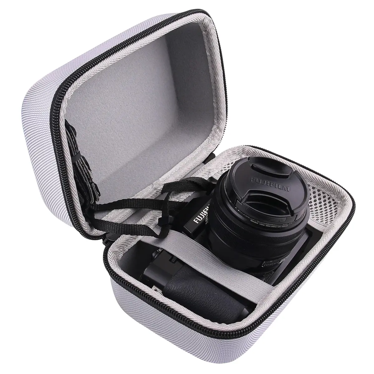 WAIYUCN Hard Carrying Case for Fujifilm X-T50,X-T5,X-T30 II, X-T30, X-T10, X-T20 | Impact-Resistant, Compact, Grey - view 4
