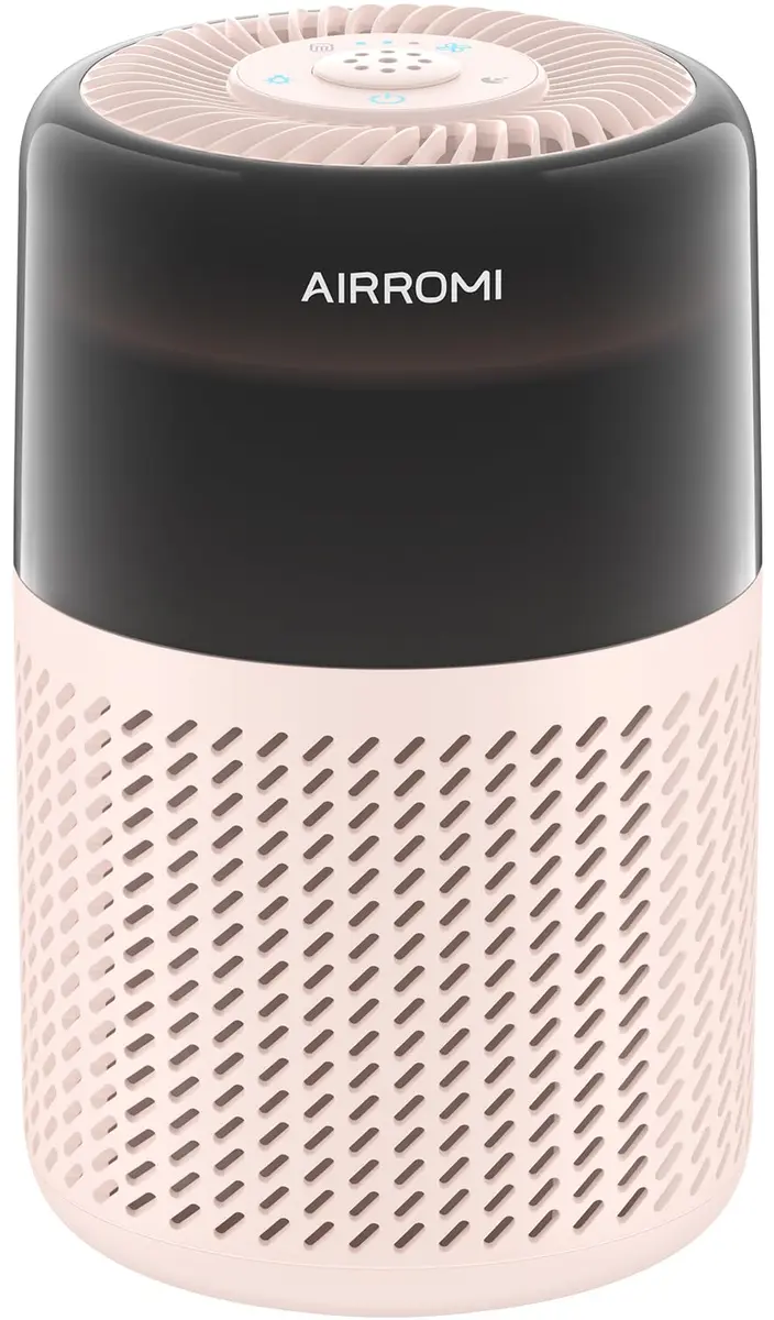 AIRROMI A2005 HEPA Air Purifier for Bedroom & Home, 550 sq ft Coverage, Creamy Beige | True HEPA Filter Removes 99.97% Pet Dander, Odor, Dust, Smoke - main product image