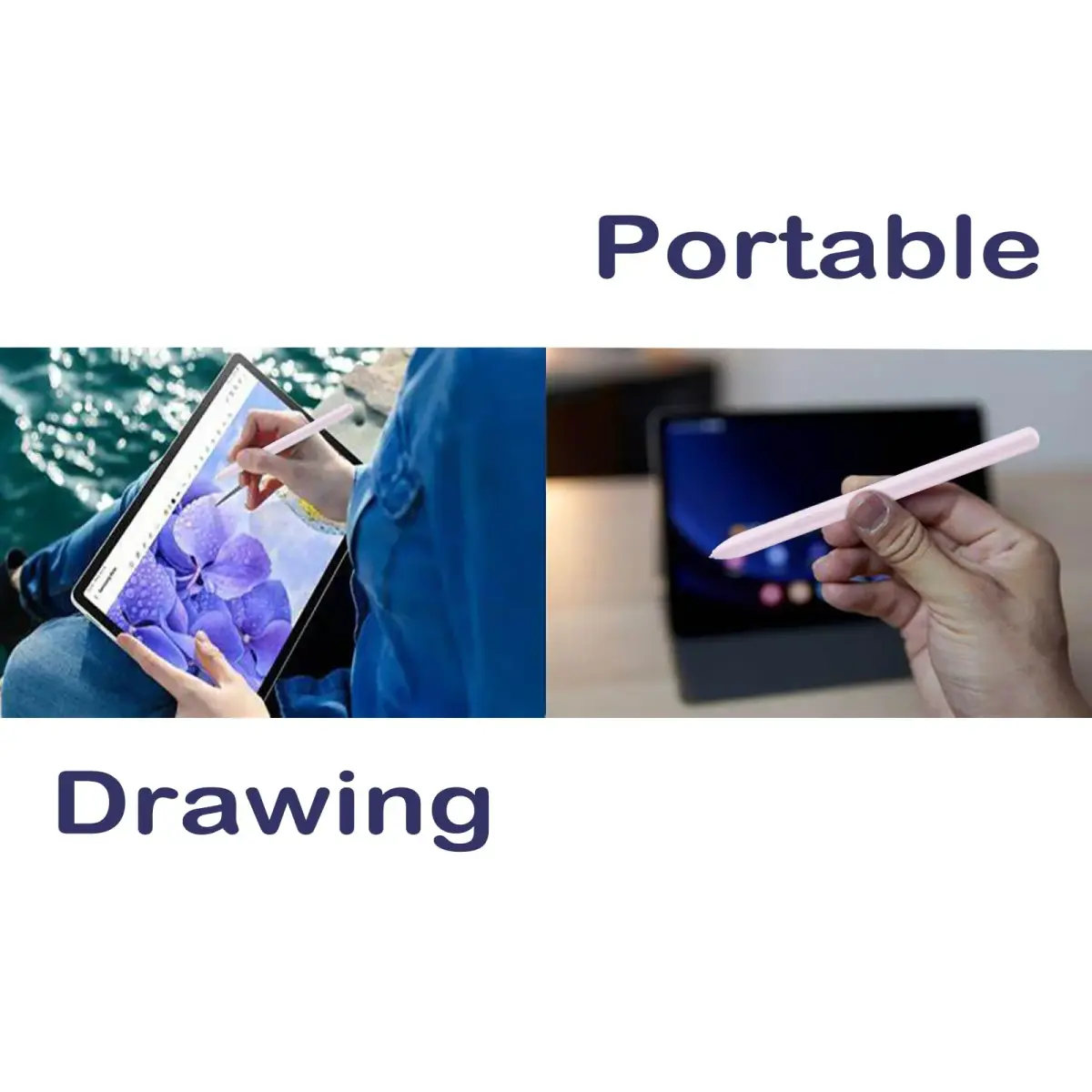 Dogxiong Lavender S Pen for Samsung Galaxy Tab S9 FE & Tab S9, 4096 Pressure Levels, Without Bluetooth, 2cm (0.78in) - view 7