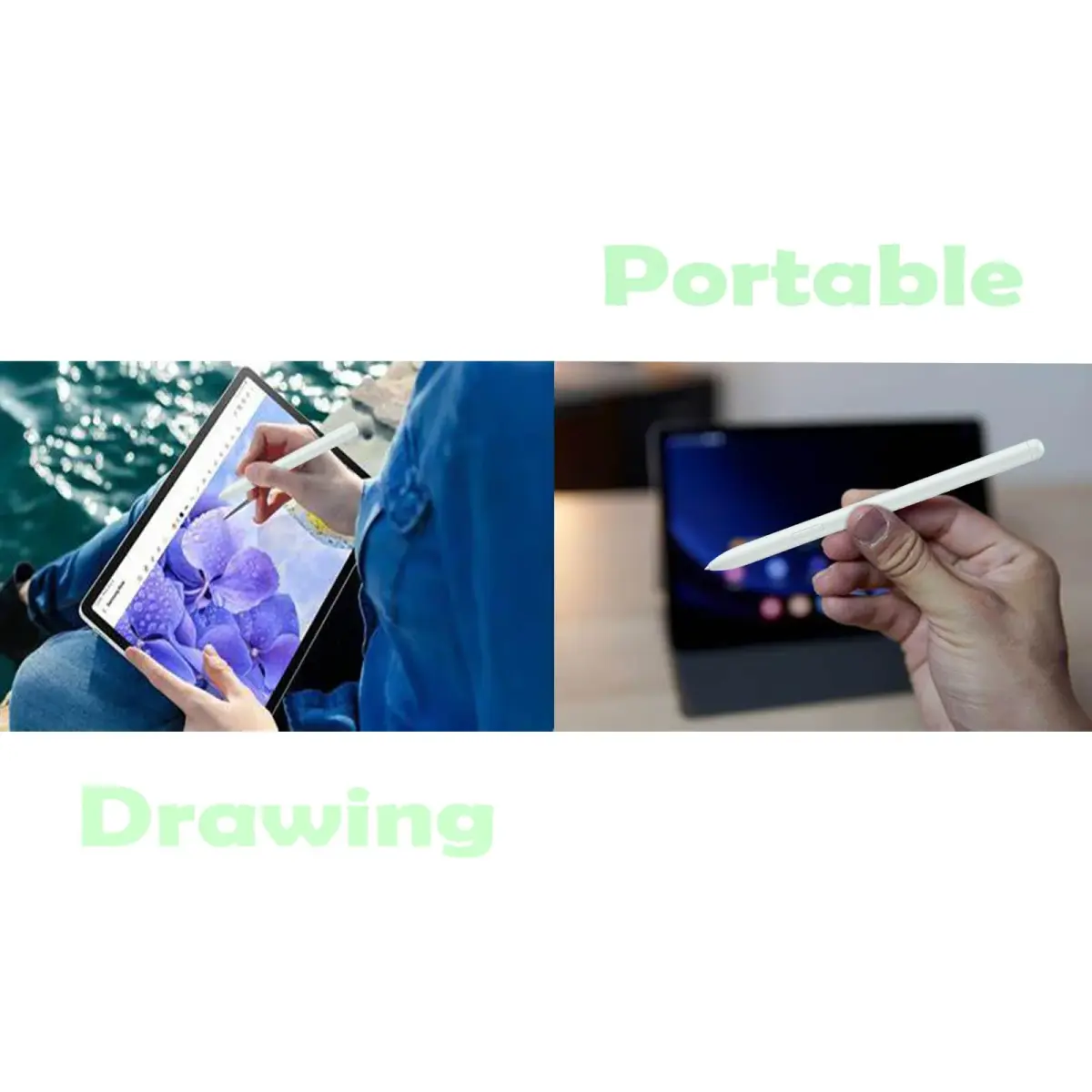 Dogxiong S Pen for Samsung Galaxy Tab S9 FE Stylus (No Bluetooth) - Green | 4096 Pressure Levels - view 7