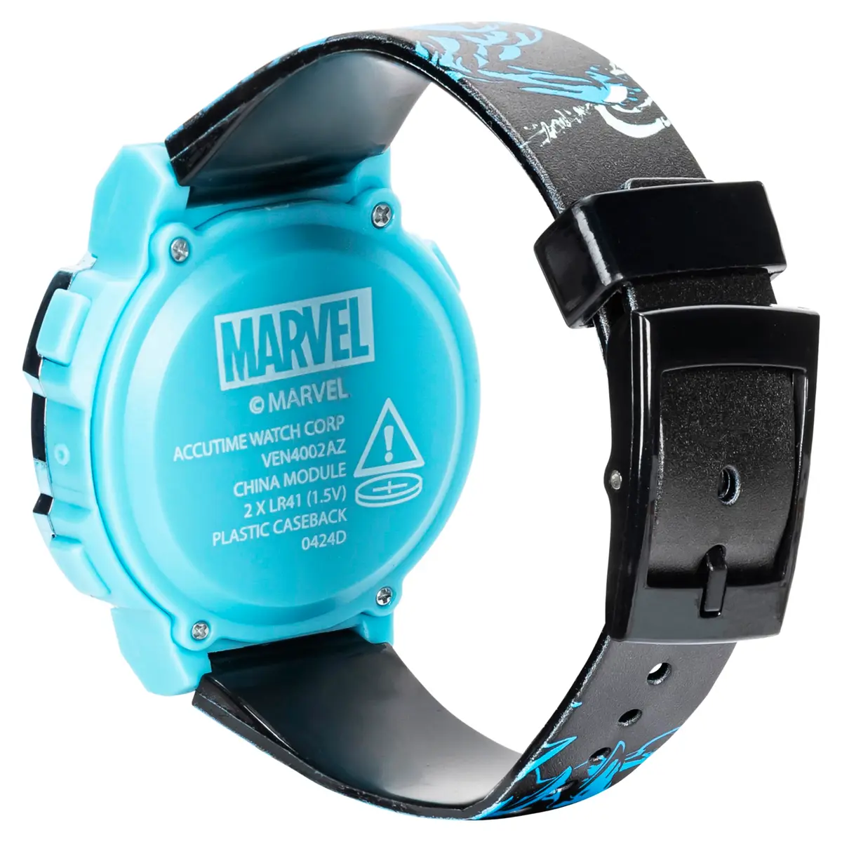 Accutime Marvel Venom Kids Watch – Light-Up Bezel, LCD Display, Adjustable Plastic Strap (Childrens, Multicolor) - view 7