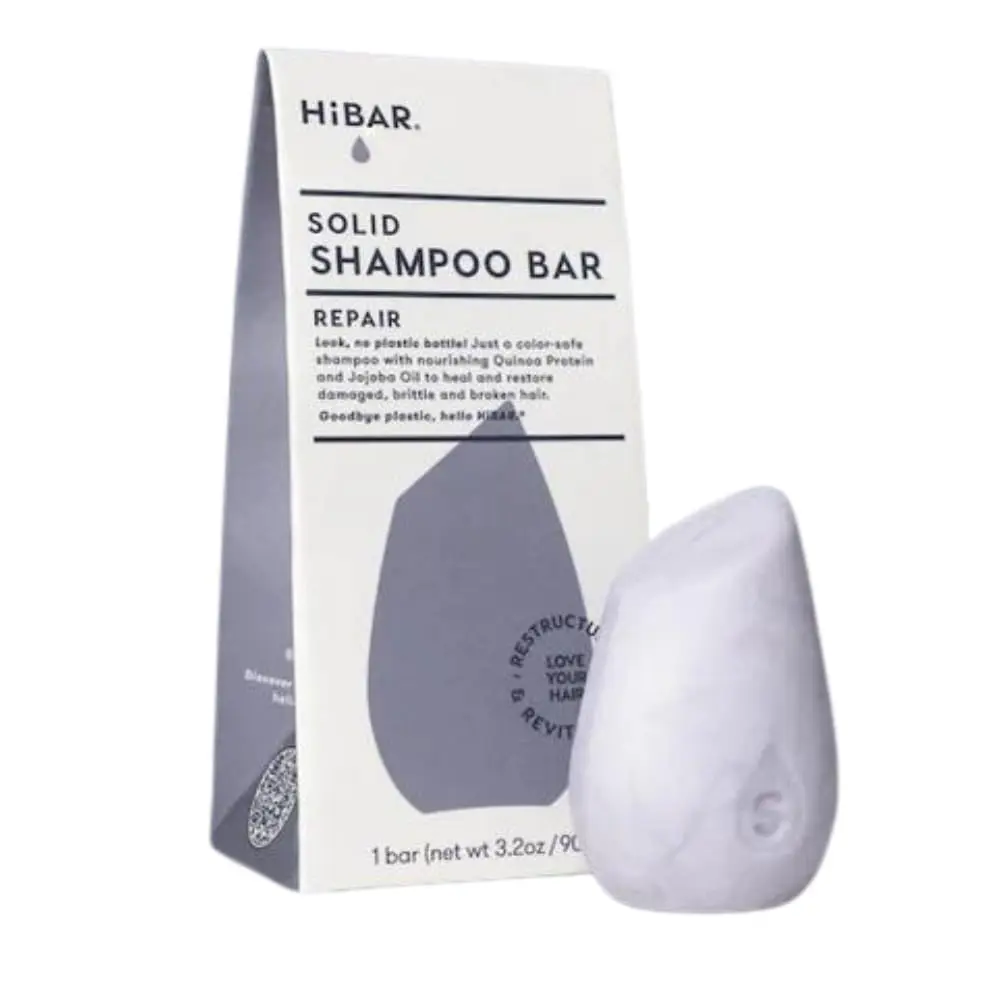 HIBAR Repair Shampoo Bar 3.3oz | For Damaged, Brittle Hair, Plastic-Free, Vegan - main product image