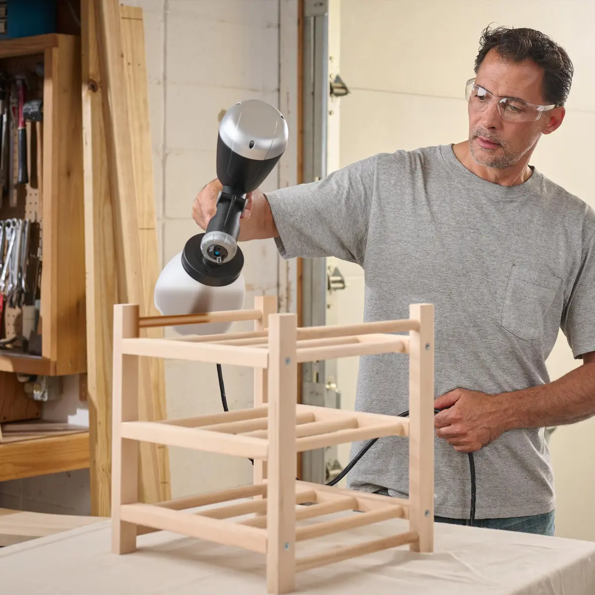 Wagner Earlex 3700 Handheld HVLP Finishing Sprayer with Multi-Tip Kit | Fine Finish for Woodwork & Furniture - view 7