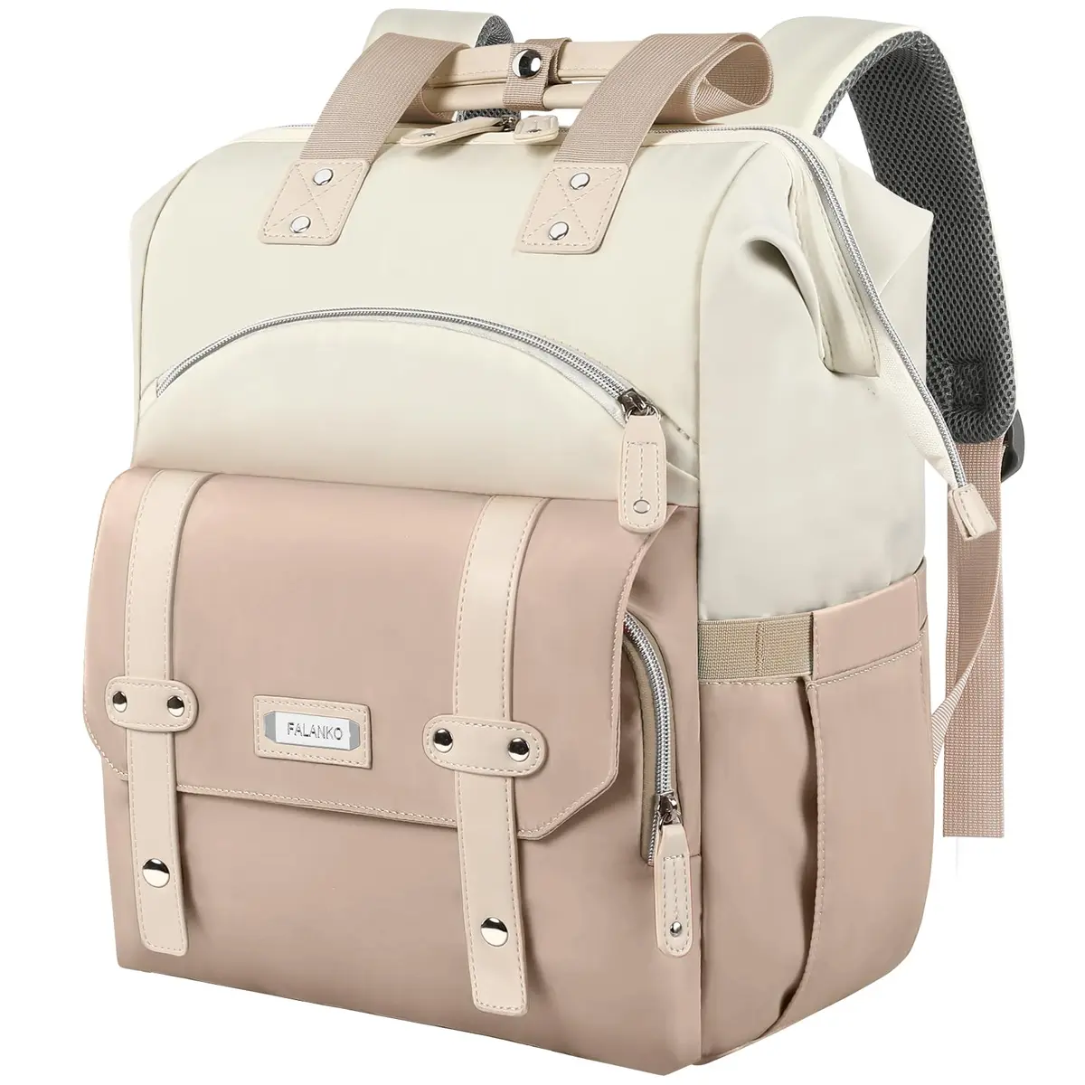 FALANKO Water Resistant Laptop Backpack for Women, 15.6 Inch | Large Capacity & RFID Security - main product image
