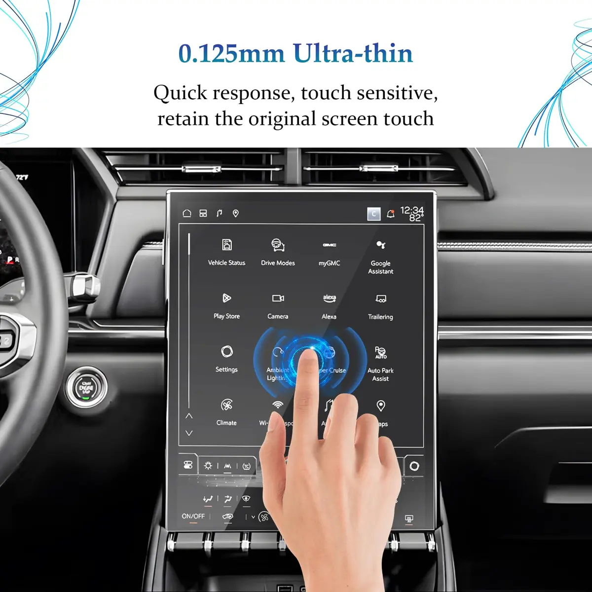 SKTU Screen Protector for 2025+ GMC Terrain 15-Inch | Anti-Scratch & Anti-Glare - view 2