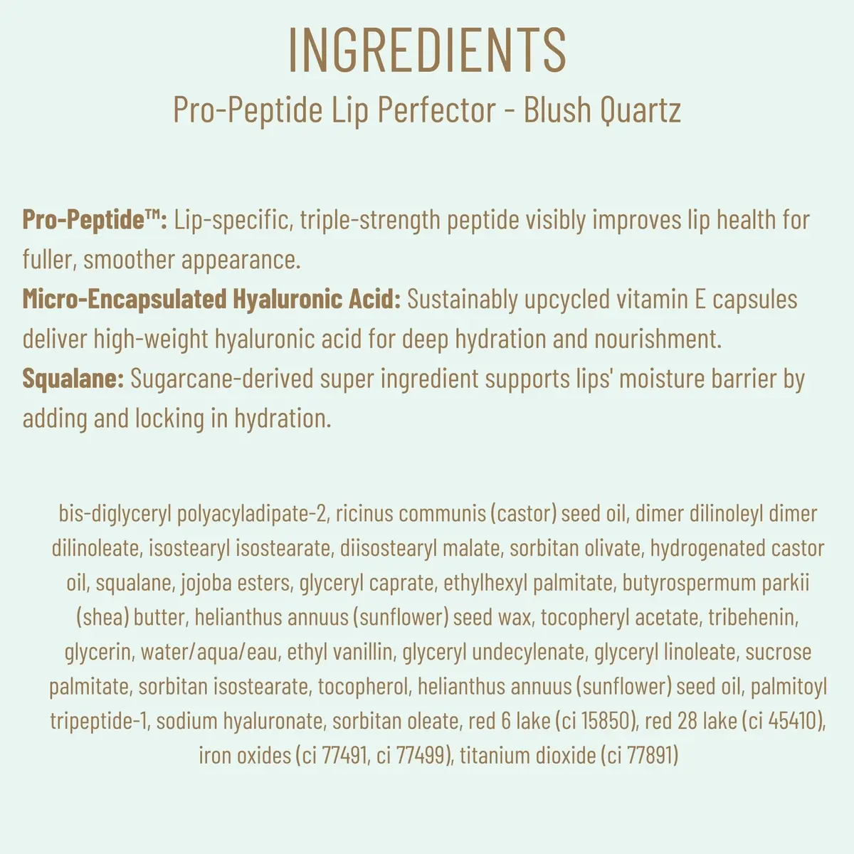 BIOSSANCE Pro-Peptide Lip Perfector 1 Count | Hydrating Vegan Lip Balm with Collagen & Hyaluronic Acid - view 4