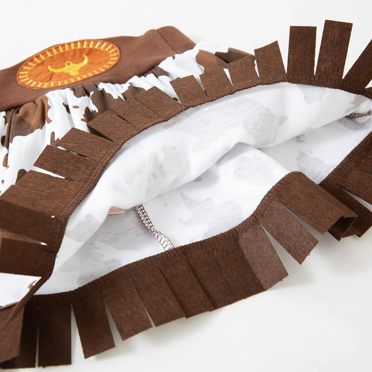LXKIKMM Kids Western Cowgirl Costume Set 5-6 Years | Cowboy & Cowgirl Halloween Outfit - view 7