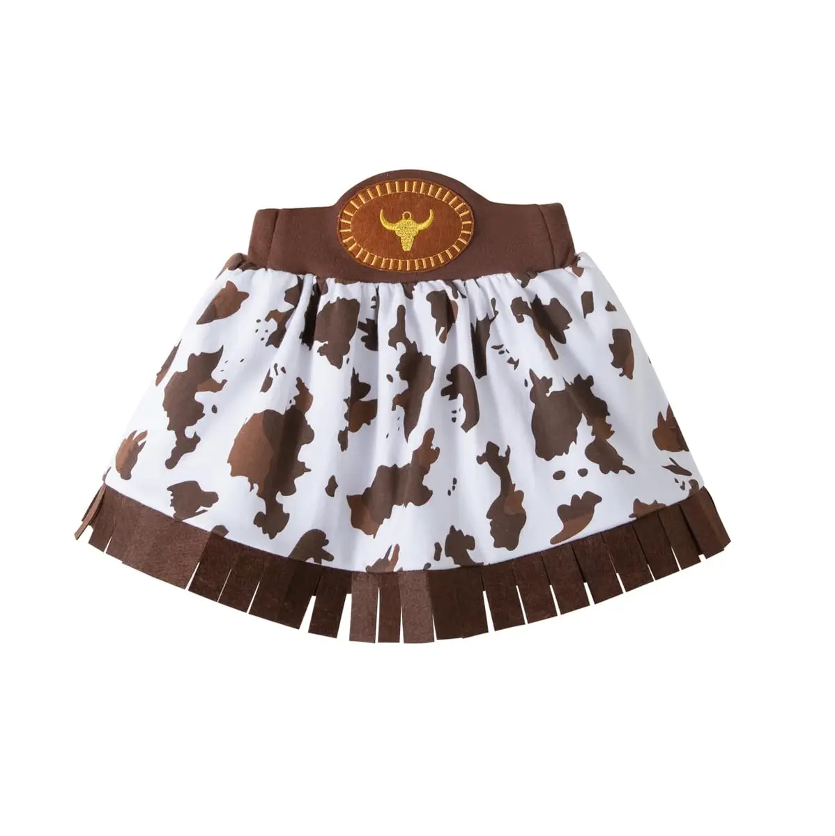 LXKIKMM Kids Western Cowgirl Costume Set 5-6 Years | Cowboy & Cowgirl Halloween Outfit - view 4