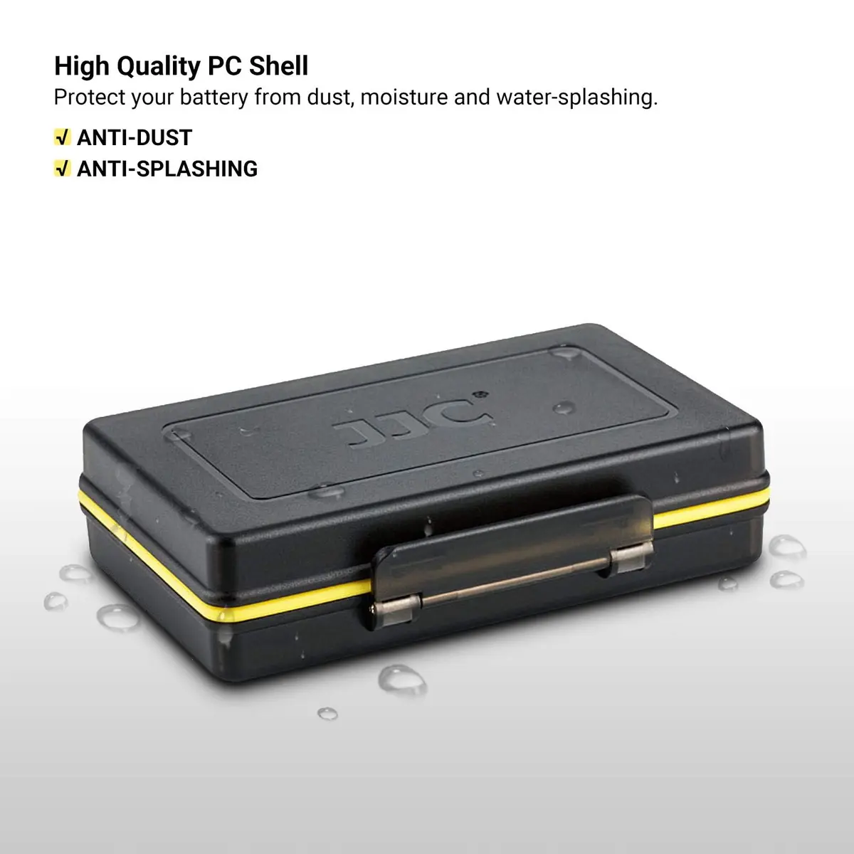 JJC Camera Battery Memory Card Case Water-Resistant & Shockproof | Organizer for Canon Nikon Sony Fujifilm Olympus - view 3