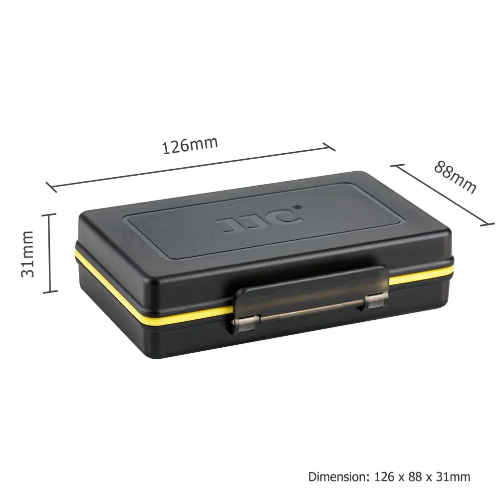 JJC LP-E6 LP-E6N LP-E6NH Battery SD Card Case Holder for 6 SD 2 Battery Water-Resistant Camera Storage (15.99 USD) - view 8