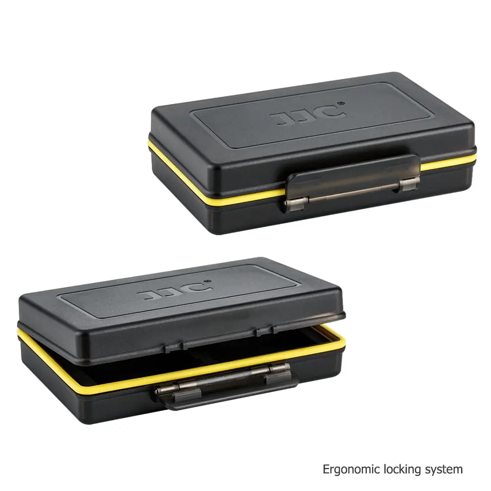 JJC LP-E6 LP-E6N LP-E6NH Battery SD Card Case Holder for 6 SD 2 Battery Water-Resistant Camera Storage (15.99 USD) - view 3