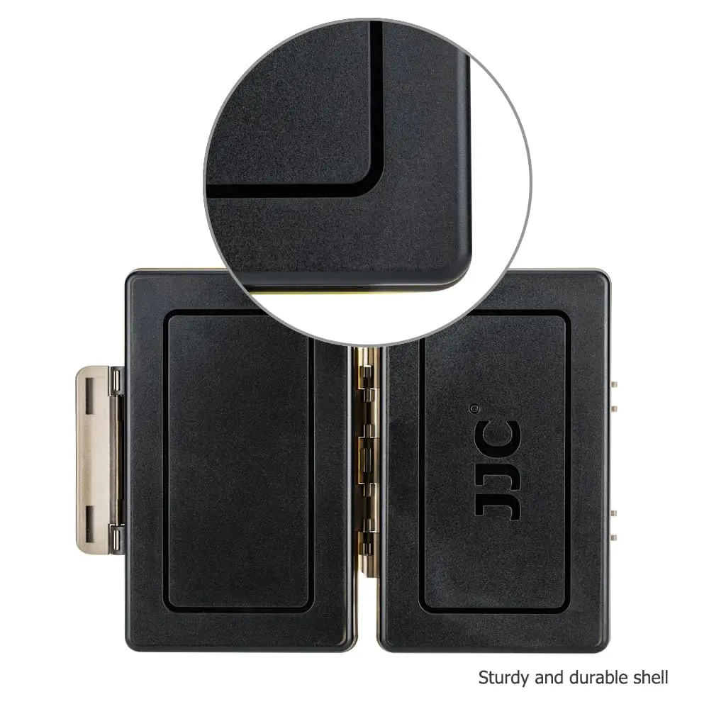 JJC LP-E6 LP-E6N LP-E6NH Battery SD Card Case Holder for 6 SD 2 Battery Water-Resistant Camera Storage (15.99 USD) - view 4