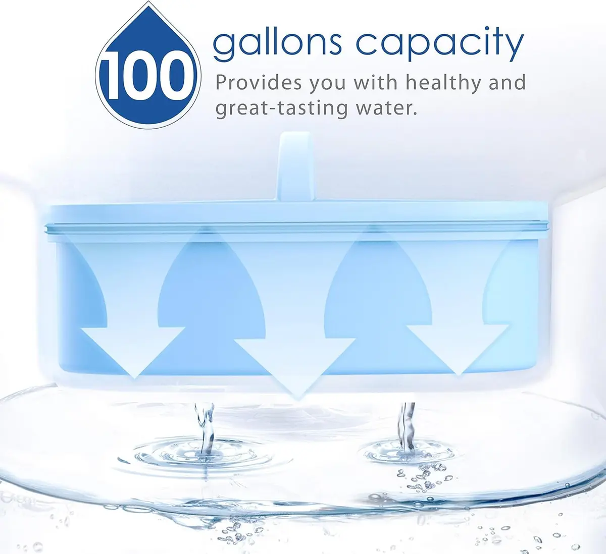 [Waterdrop] Alkaline Water Filter for Pitchers | Improves pH & Taste, 2 Months/100+ Gallons, USA Import - view 8