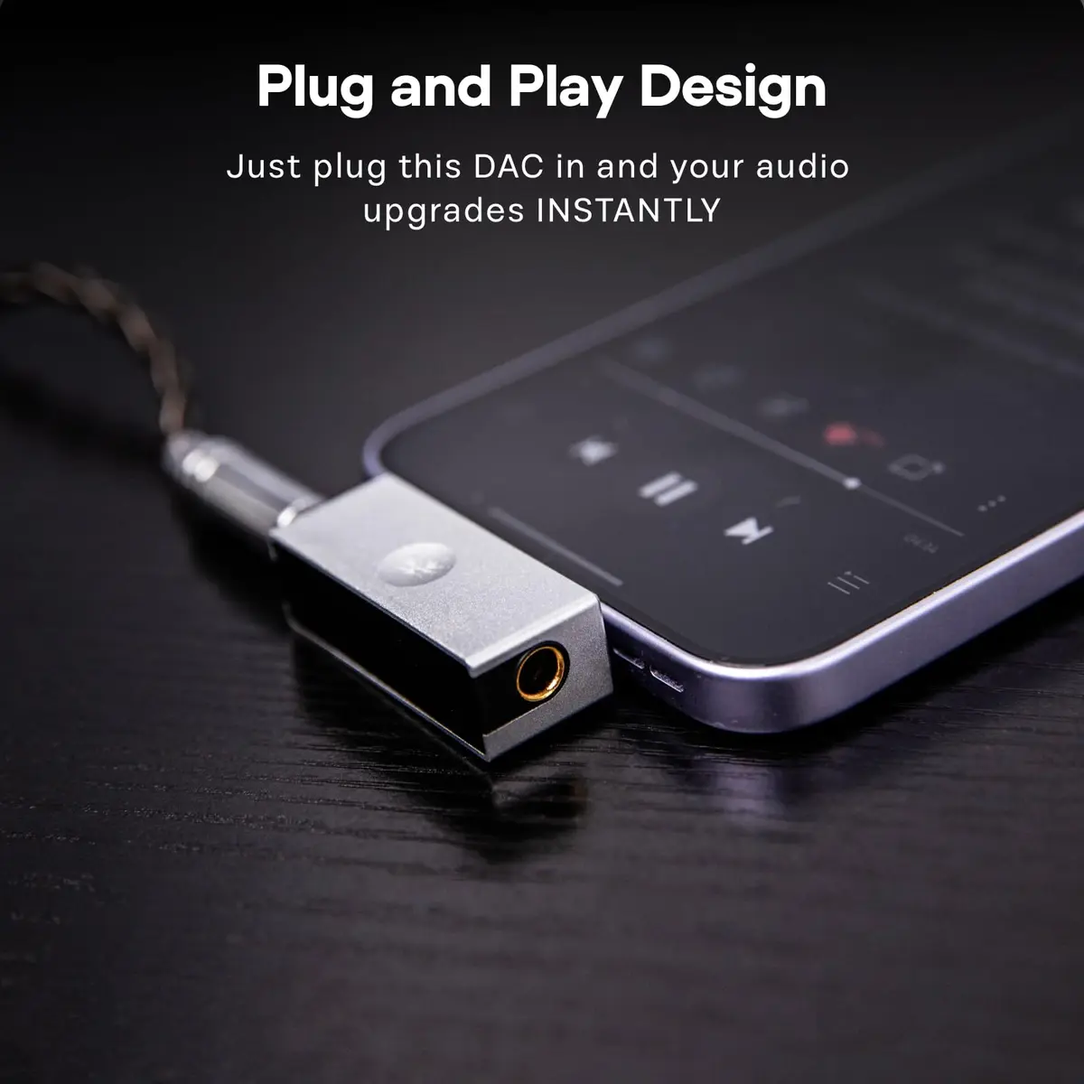 Linsoul Kiwi Ears Allegro Mini Portable IEM DAC, in Ear Monitor Amplifier | High-Resolution Audio, Compact & Durable - view 7