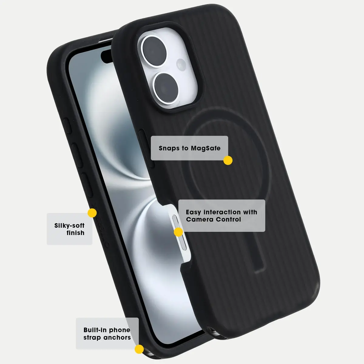 OtterBox Symmetry Series Soft Touch Case for iPhone 16 with MagSafe & Anchors | 15.36 cm (6.05 in) - view 6