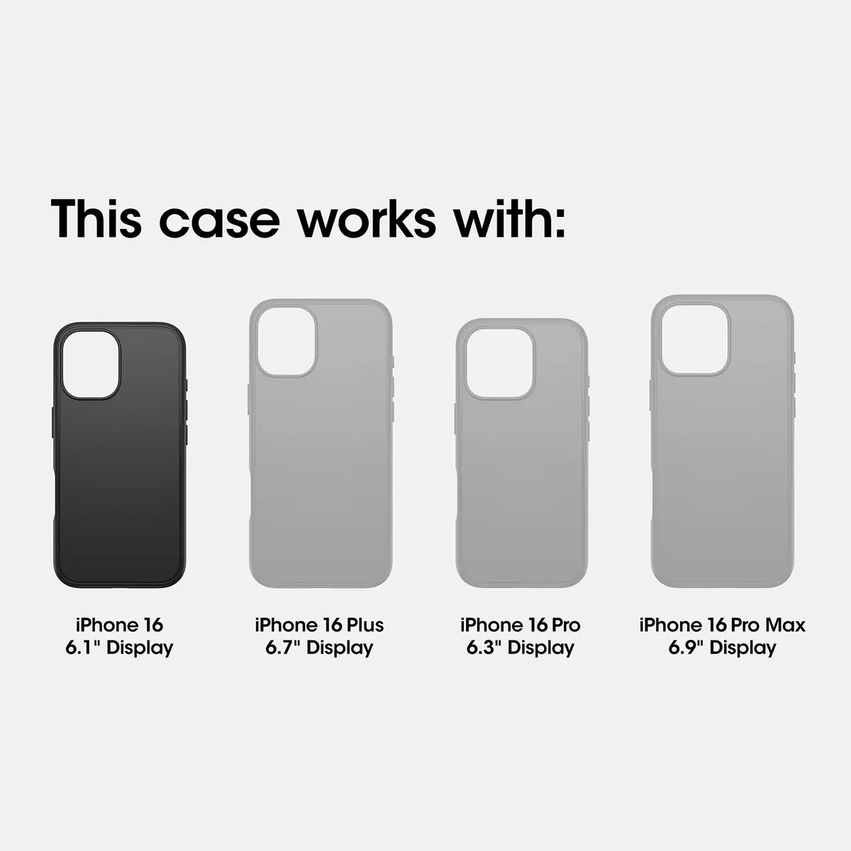 OtterBox Symmetry Series Soft Touch Case for iPhone 16 with MagSafe & Anchors | 15.36 cm (6.05 in) - view 2