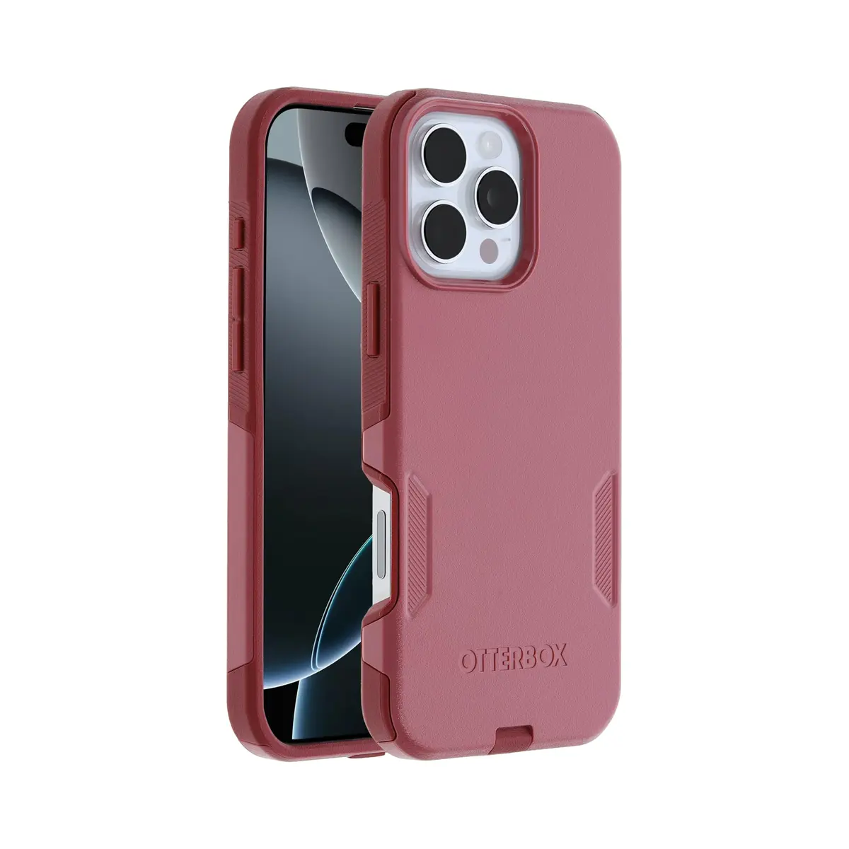 OtterBox Commuter Series Case for iPhone 16 Pro Max, Foxberry Pink | MagSafe Compatible, Dual-Layer Protection - view 3