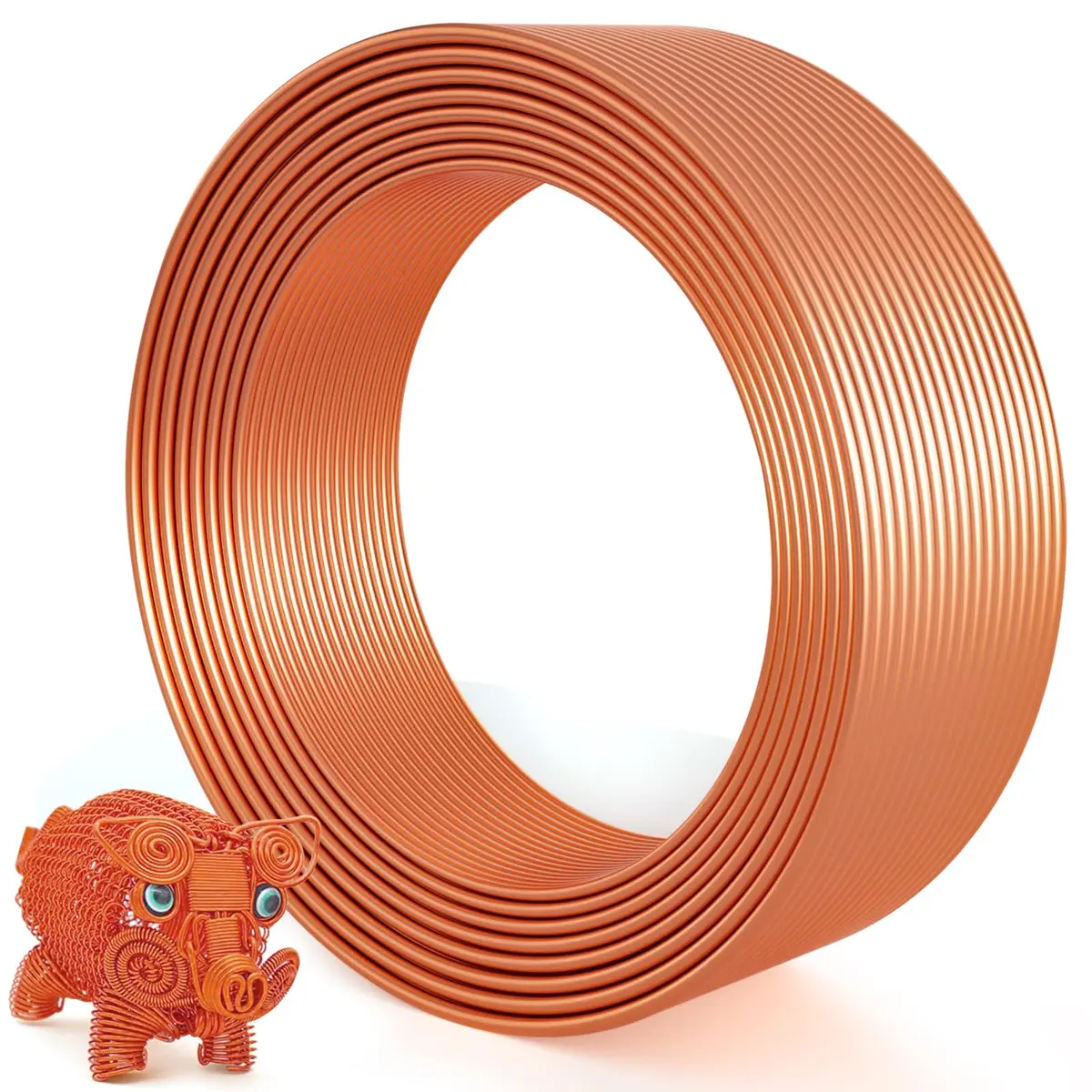 Cruzix Aluminum Craft Wire 12 Gauge (2mm) 34m | Bendable, Rust-Resistant Wire for Jewelry Making & Sculpting - main product image