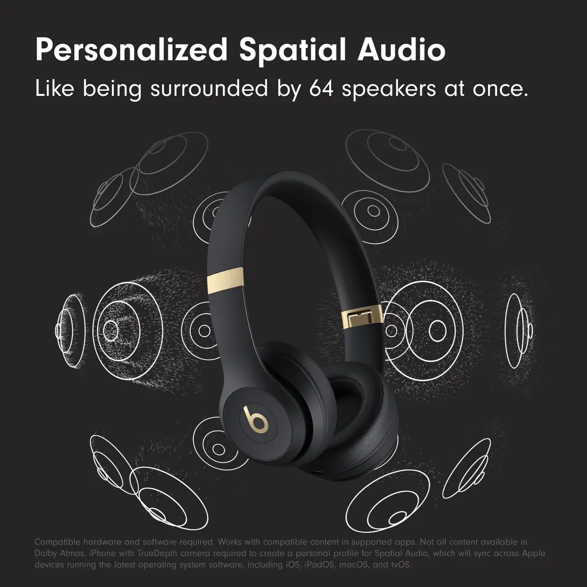 Beats Solo 4 Wireless On-Ear Bluetooth Headphones | Up to 50-Hour Battery, Apple & Android Compatible - view 4