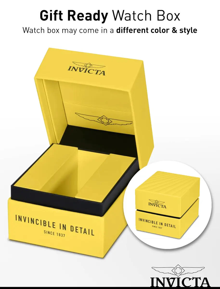 Invicta Aviator Men 50mm Quartz Gold Watch | Modern Style & 5ATM Water Resistance - view 6