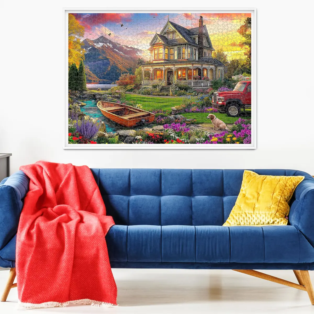 VOLUVOLU 1000 Piece Puzzles Autumn Landscape | Challenging & Durable for Adults (70-120 chars) - view 6