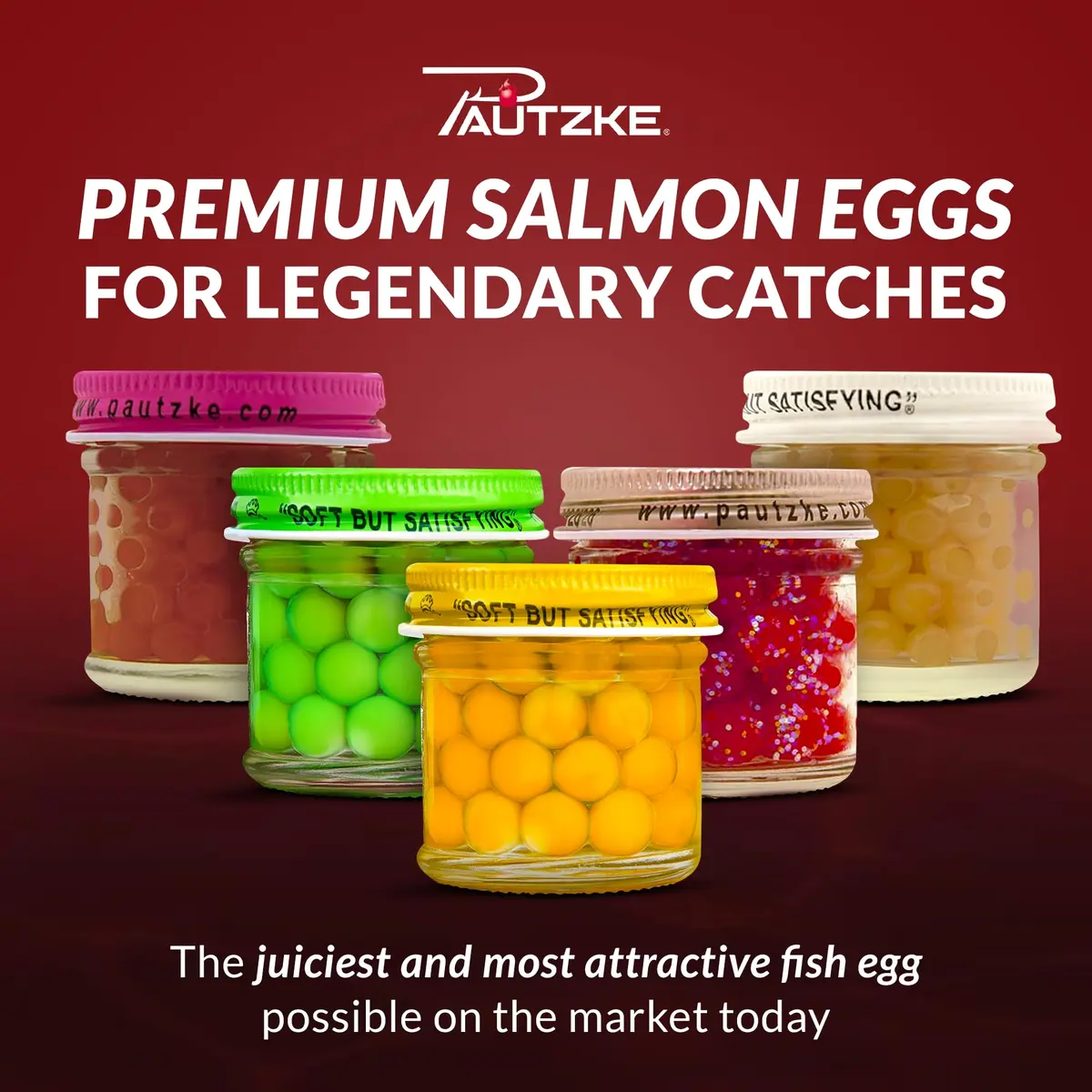 Pautzke Bait Balls O' Fire Salmon Eggs Charteuse Garlic 1 oz | Irresistible scent for trout & salmon - view 4
