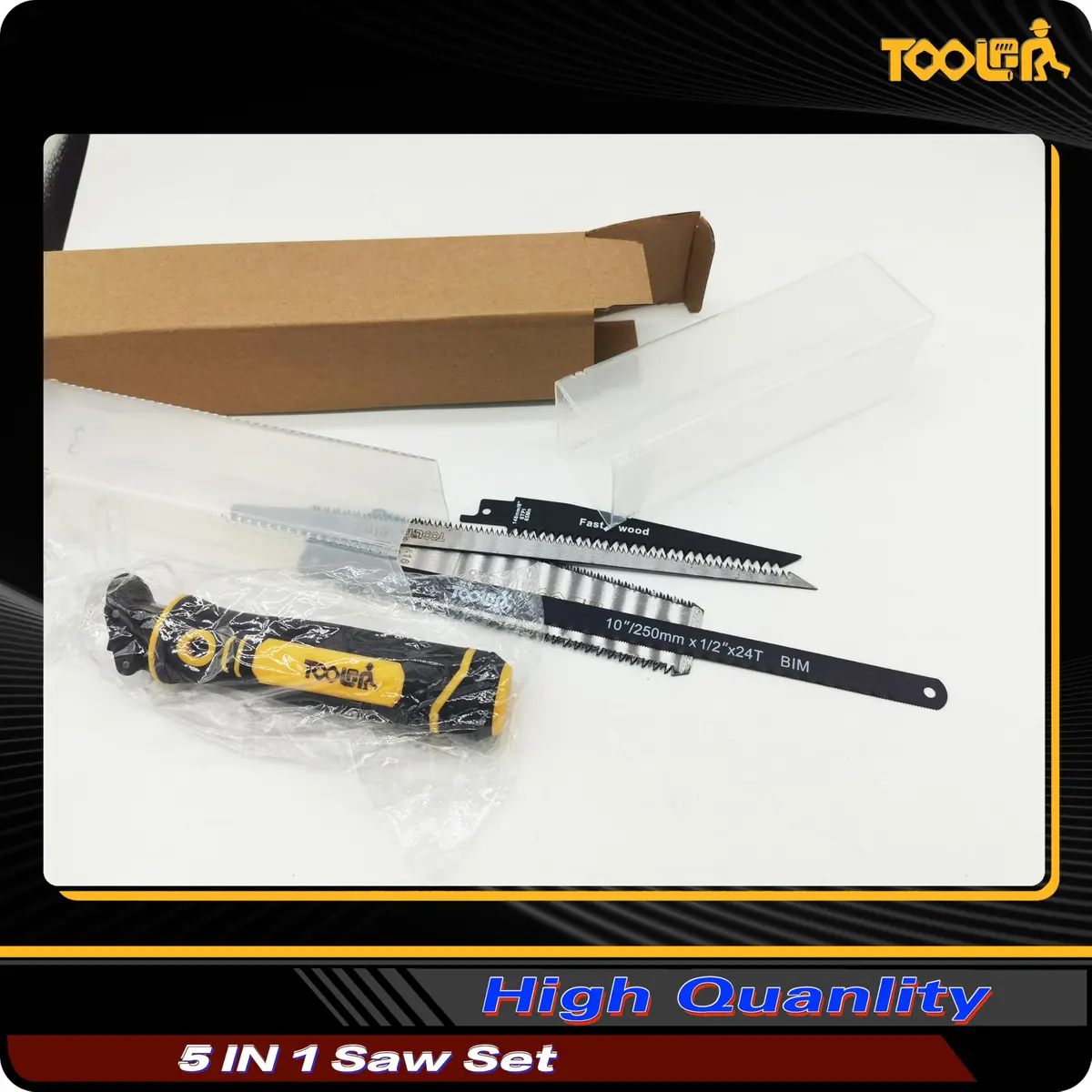 TOOLAN 5-In-1 Multi-Blade Handsaw for Woodworking & Drywall | Ergonomic, Durable, Compact - view 8