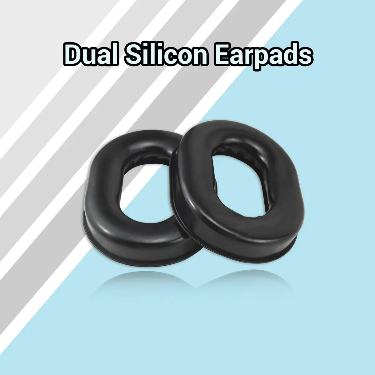 AIRVOICE Ear Pads Compatible with DC H10-60 H10-13.4 H10-76 H10-30 H10-13S | Silicone Gel & Memory Foam Replacement for Aviation Headsets - view 4