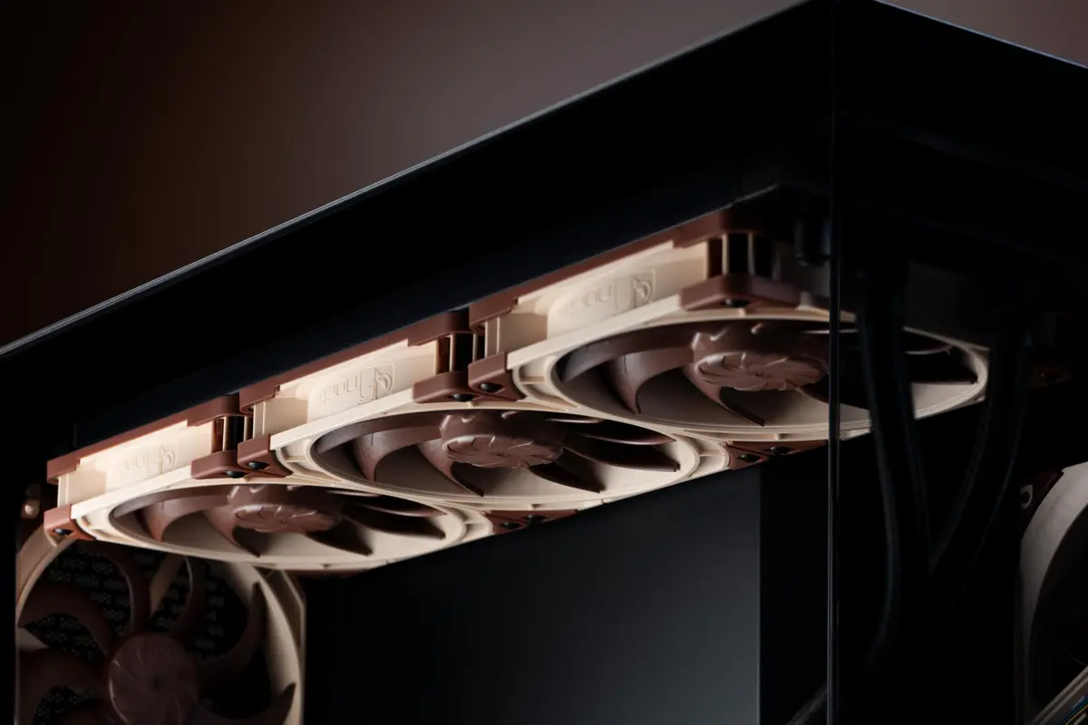 Noctua NF-A14x25 G2 PWM Sx2-PP Dual Fan Kit 140mm (2x 140x25mm) | Speed-Offset for Quieter Operation - view 5