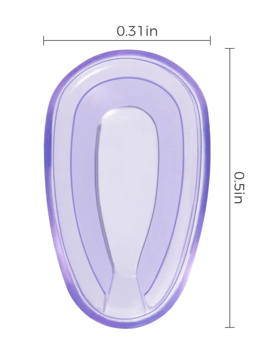 HILEEN Purple Replacement Nose Pads for Oakley Eyeglasses | 13mm x 8mm (0.51in x 0.31in) - view 2