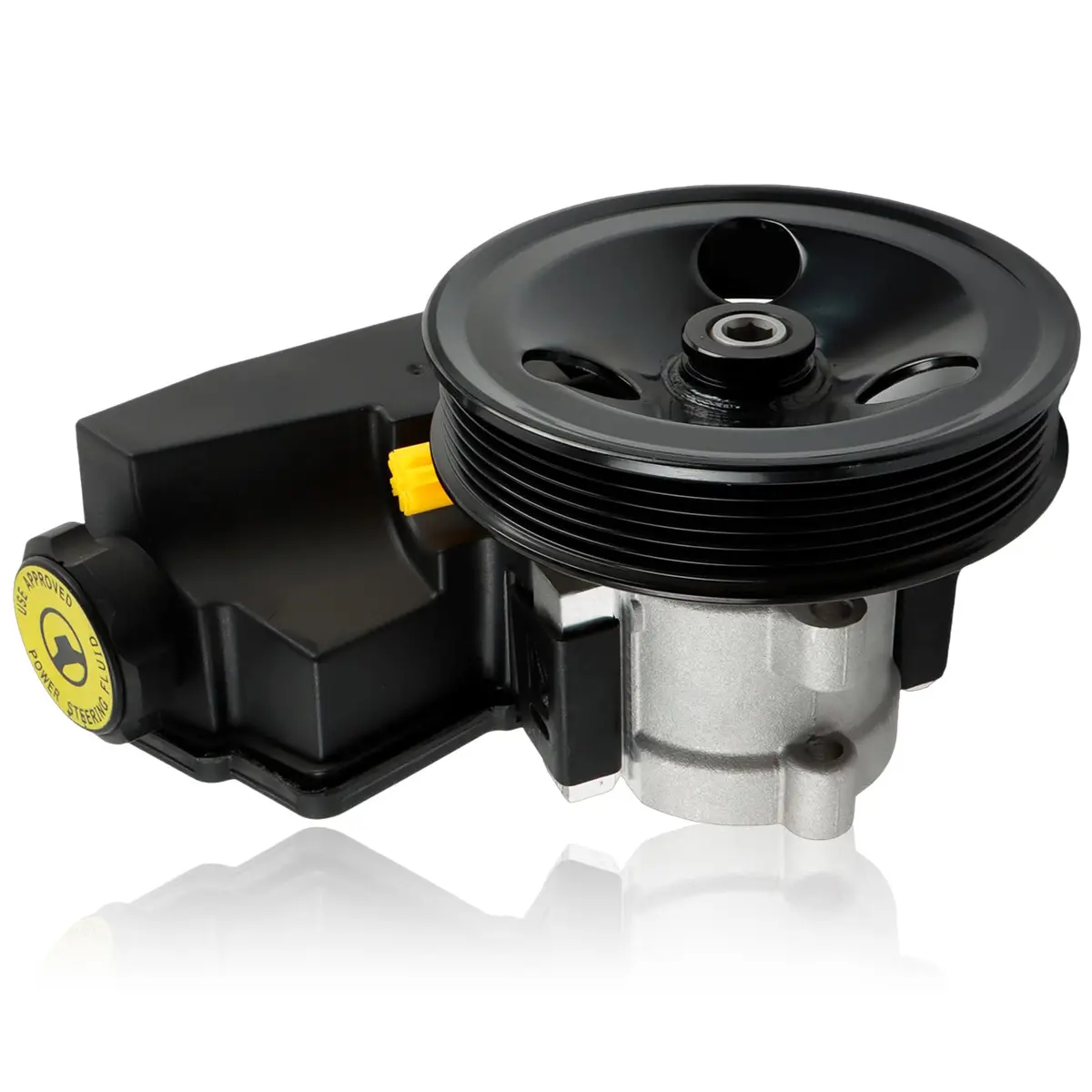 Autodevil Power Steering Pump for Jeep Wrangler & Cherokee 4.0L | OE Replacement, Long-Lasting Aluminum & Iron (70-120c) - main product image