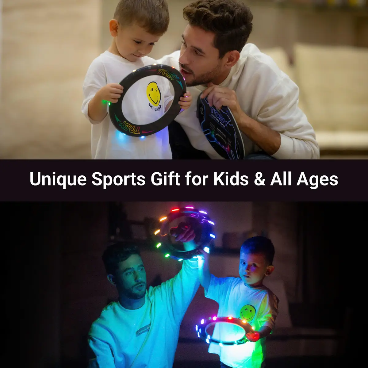 TOSY RGB Flying Ring 2-Pack 24.9cm (9.8") | 36 Smart LEDs & 16 Million Colors - view 2
