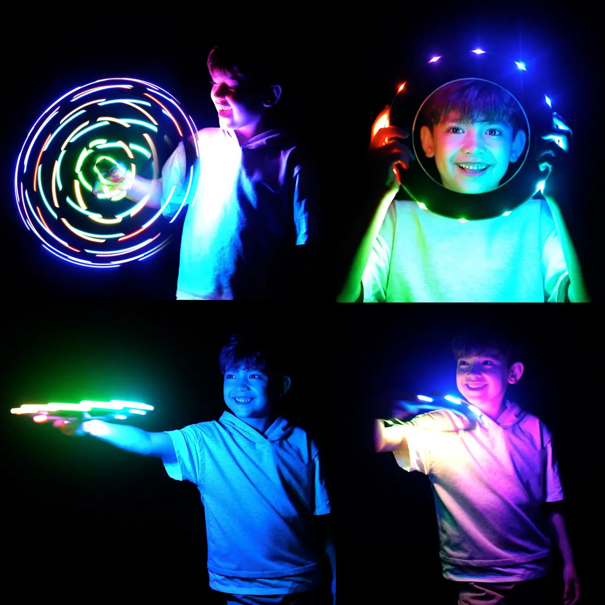 TOSY RGB Flying Ring 2-Pack 24.9cm (9.8") | 36 Smart LEDs & 16 Million Colors - view 3
