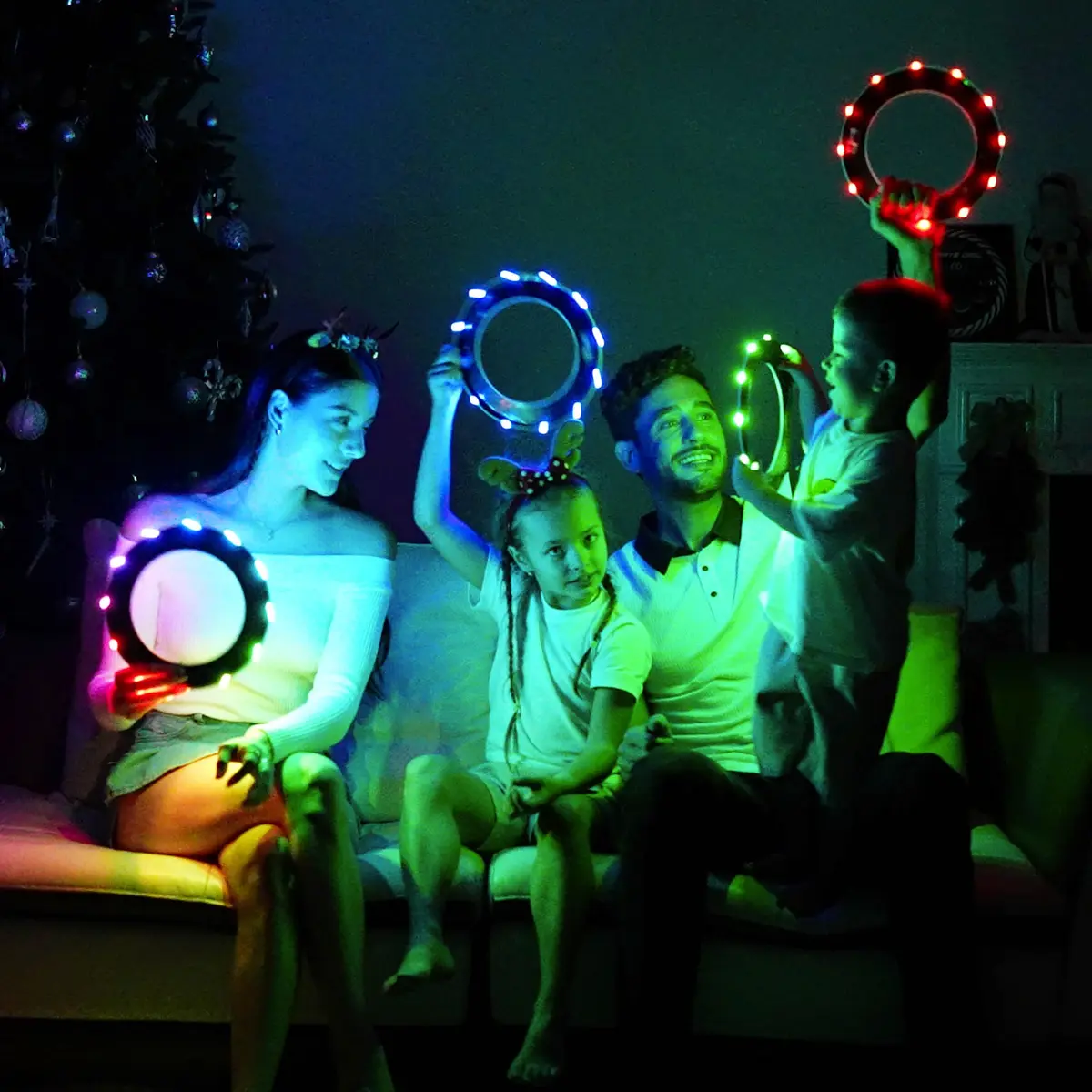 TOSY RGB Flying Ring 2-Pack 24.9cm (9.8") | 36 Smart LEDs & 16 Million Colors - view 4