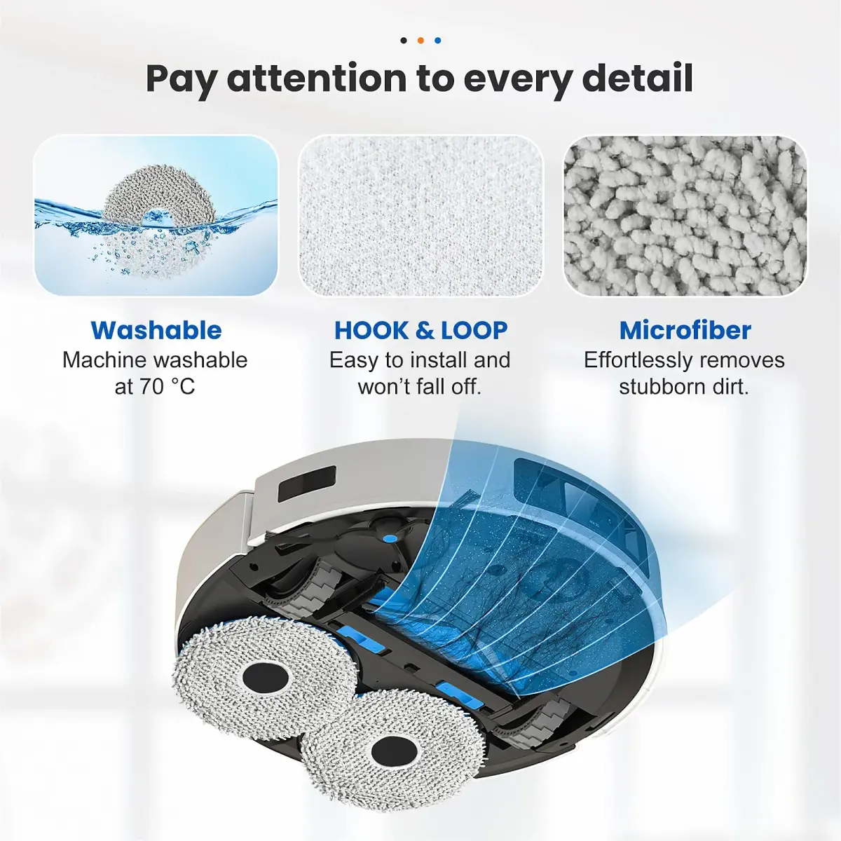 KTNAid 22 Pcs Accessories Kit for ECOVACS DEEBOT T30S, T30S PRO/AI/AI CARE Vacuum | Replacement Parts for Robot Vacuums - view 5