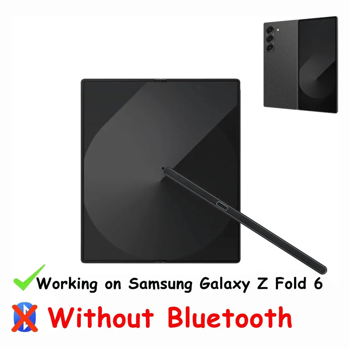 CaoXiong Fold Edition Stylus Pen for Samsung Galaxy Z Fold6 5G | Slim, Responsive & Long-Lasting - view 3
