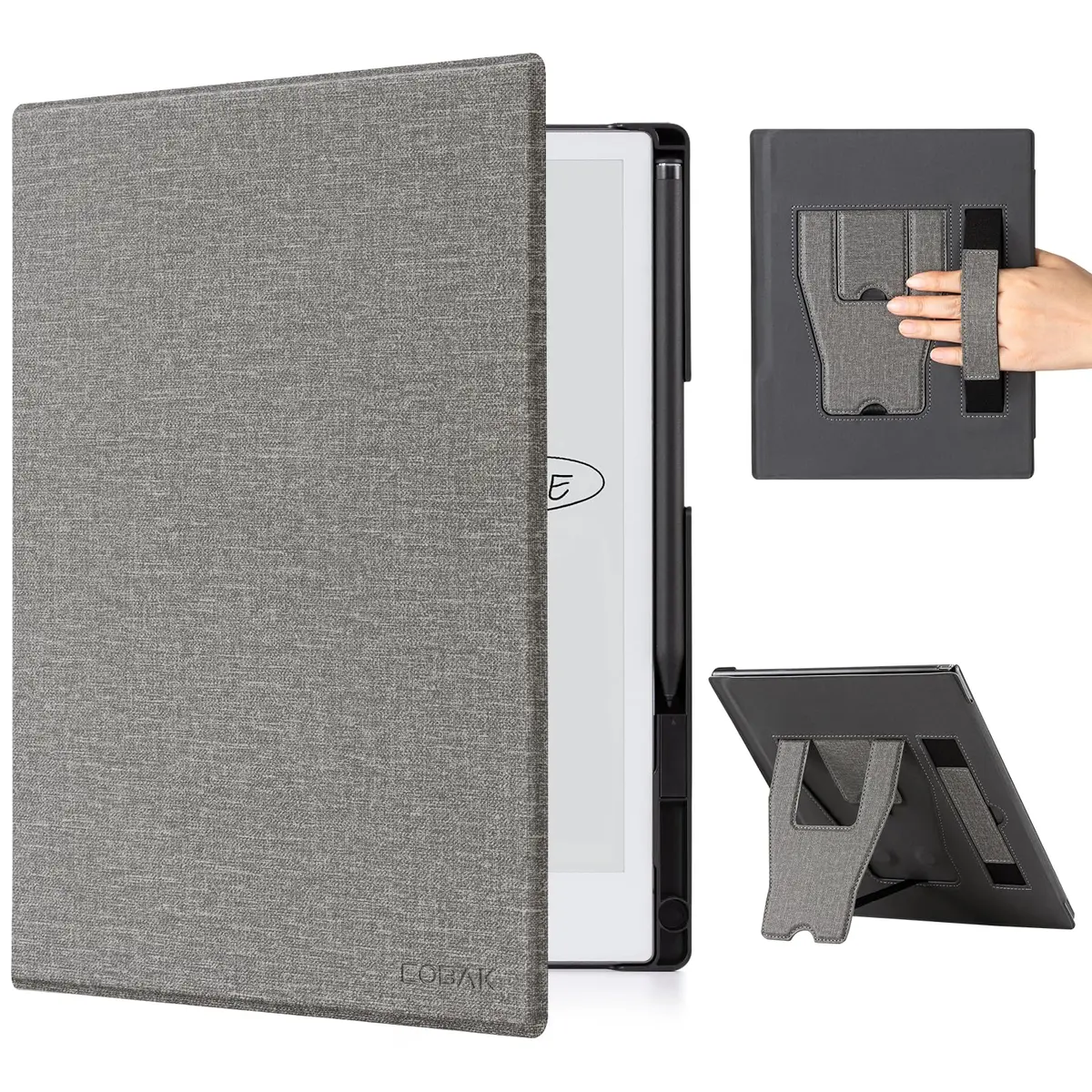 CoBak Stand Case for Remarkable 2 Paper Tablet 10.3" | Protective Book Folio with Hand Strap - main product image