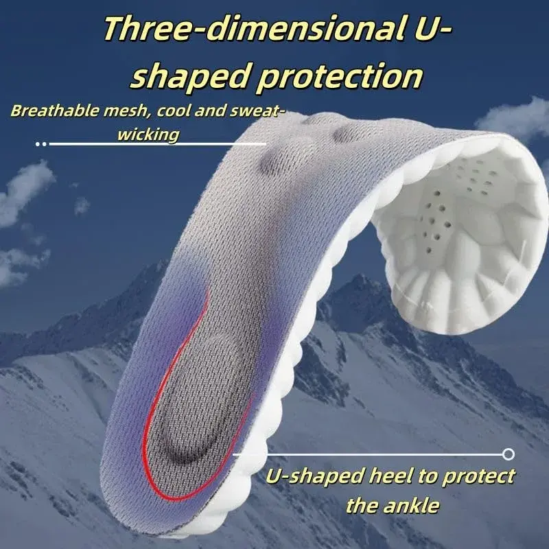 Generic Cloud Insoles for Men & Women, Gray, Size S (Men: 6.5-7/Women: 8-8.5) | Arch Support & Pain Relief - view 6
