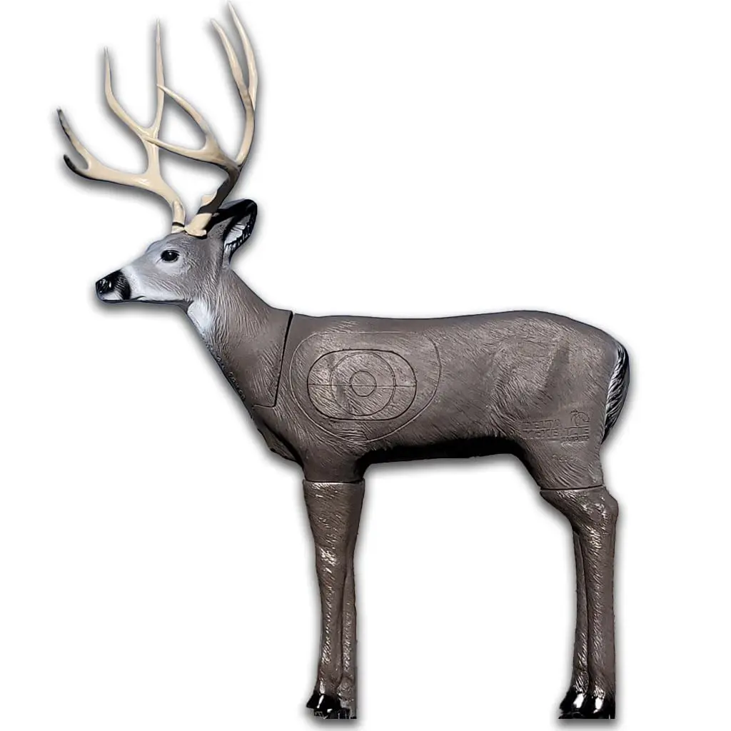Delta McKenzie 1/3rd Size Mule Deer 3D Archery Target - Premium Pro-Foam Self-Healing Bowhunting Practice Target with Scoring Rings - Realistic, Portable 16lb Deer Target for Compound & Crossbows - main product image