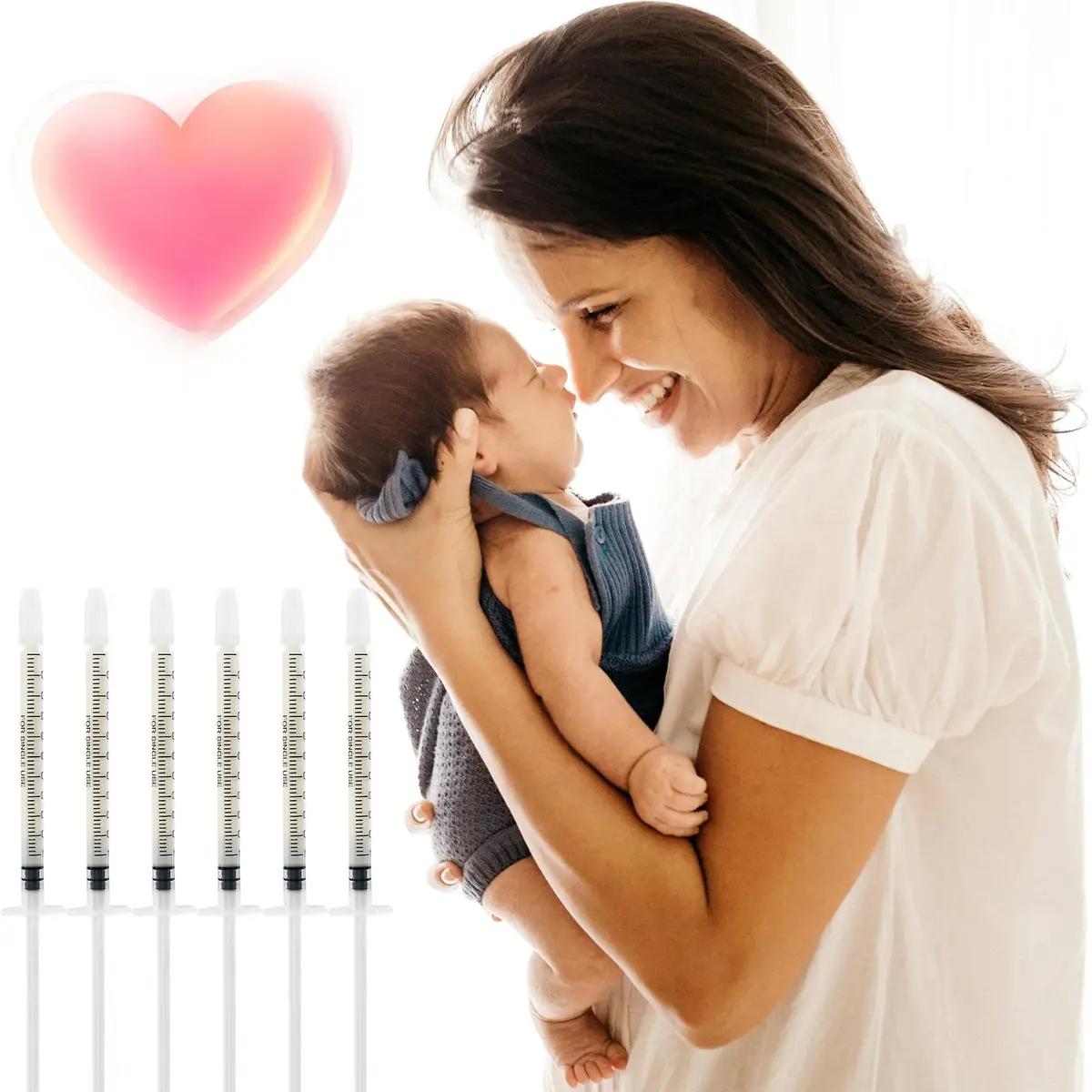 Kid2Kit 1mL Colostrum Syringes with Caps & Accessories Kit (50 Count, 1ml Each) | BPA-Free, Individually Wrapped - view 7