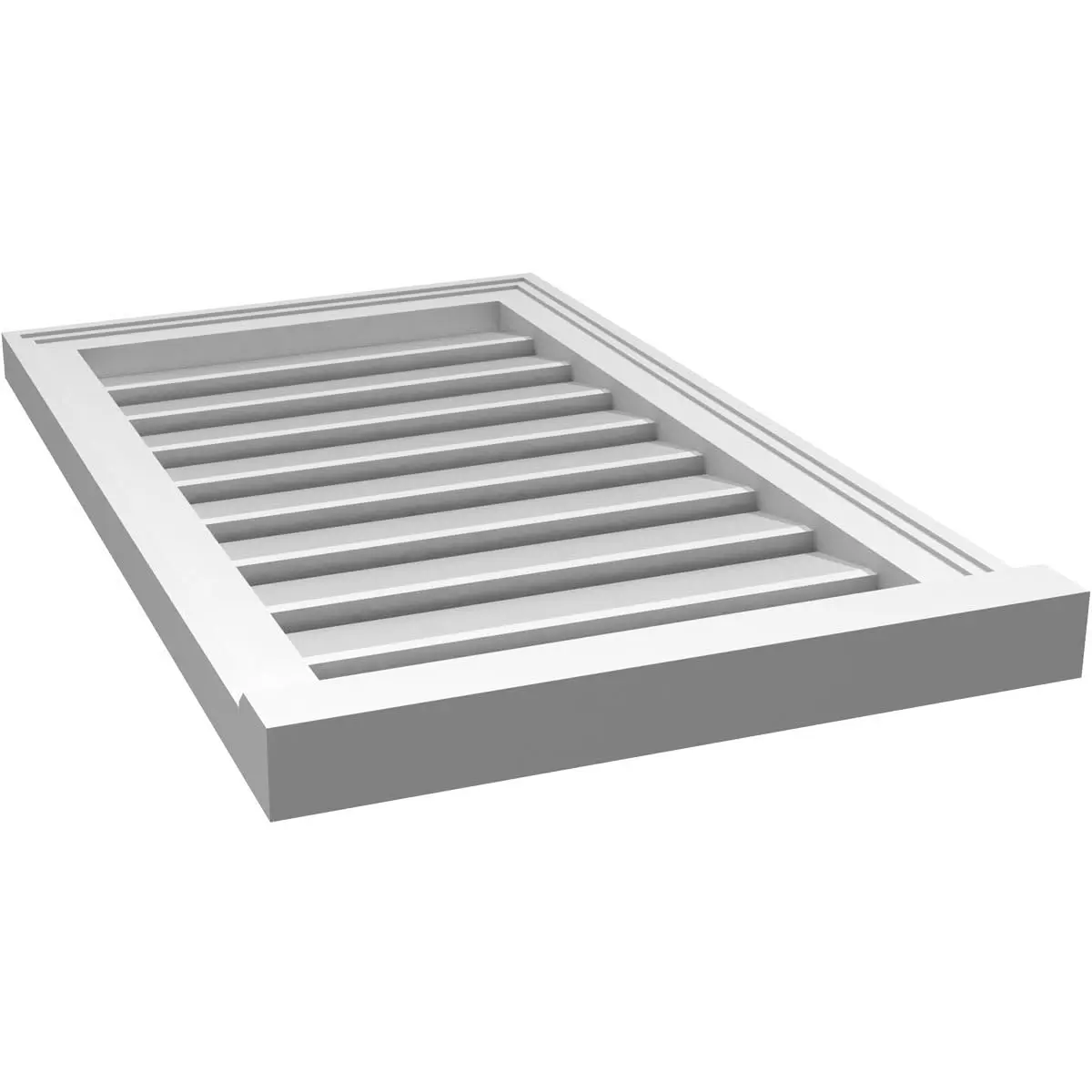 Signature Urethane 18"W x 30"H Rectangle Gable Vent | Durable, Energy-Efficient, Easy Install - view 5