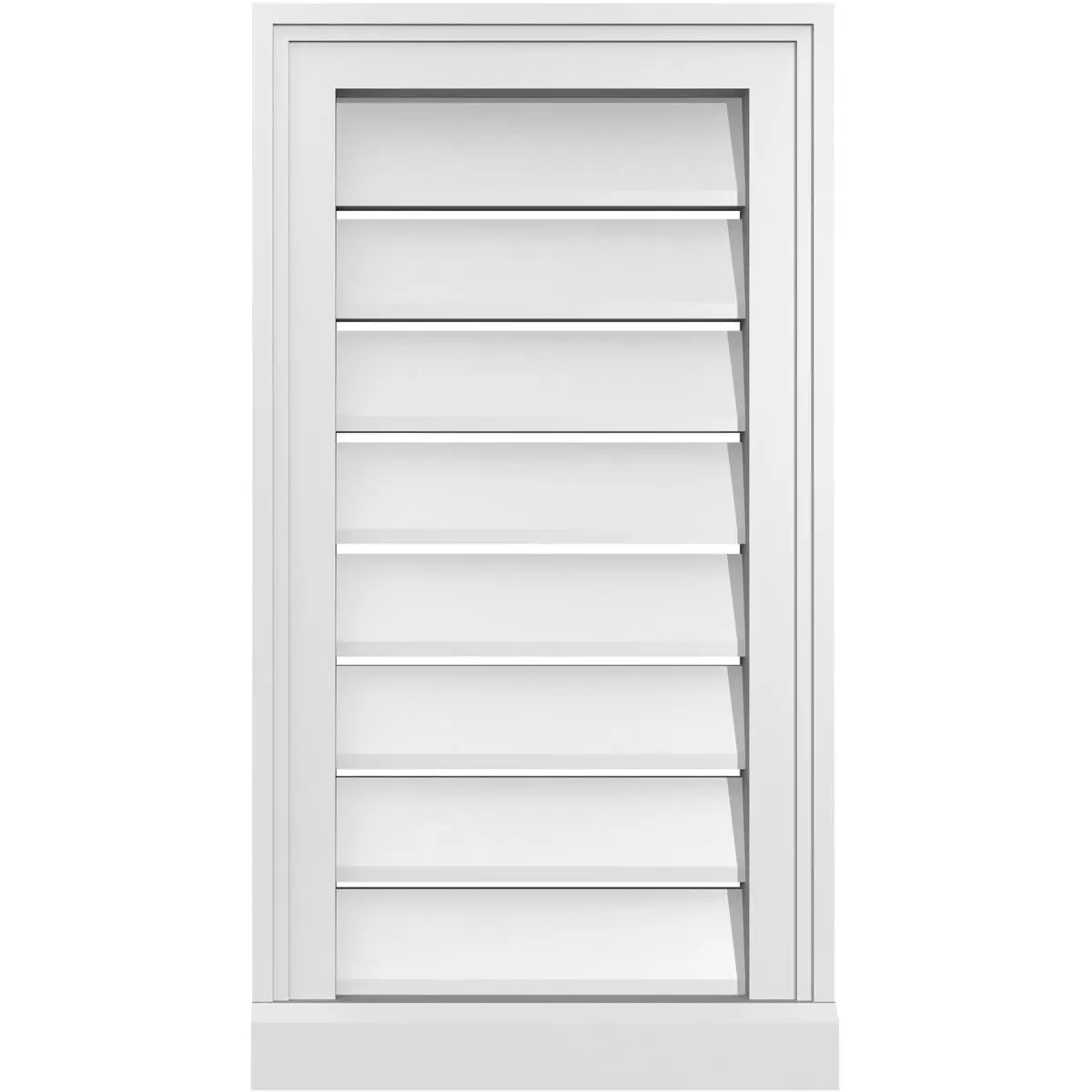 Signature Urethane 14"W x 26"H Rectangle Gable Vent | Durable, Energy-Efficient Home Ventilation (120 chars) - main product image